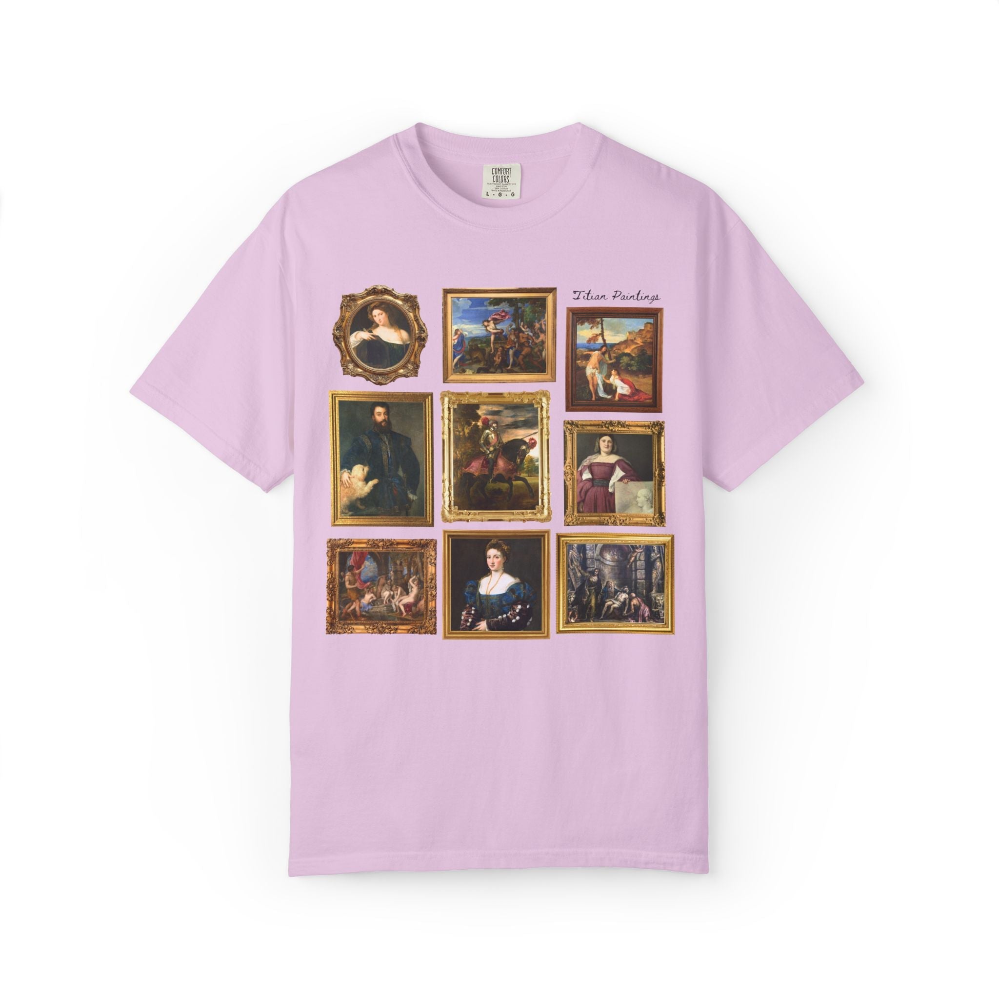 Titian Art History T-Shirt: Famous Paintings, 16th Century Art Historian Tee for Museum Lover or Friend Who Loves Art, 1500s European Art - Opal and June