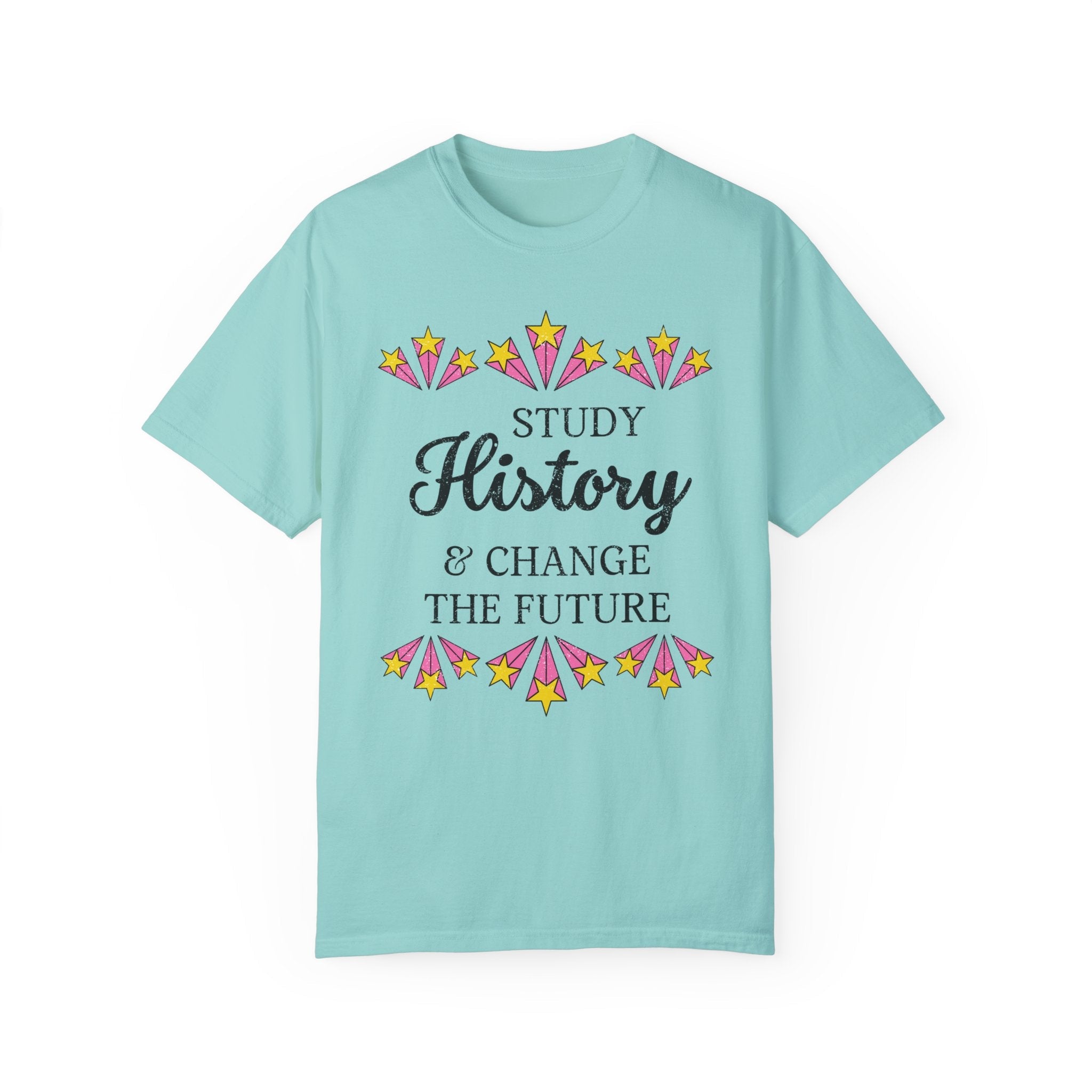 Trendy Aesthetic Tee Shirt for History Lover: Study History and Change the Future | Shirt for History Major or Professor, History Teacher - Opal and June