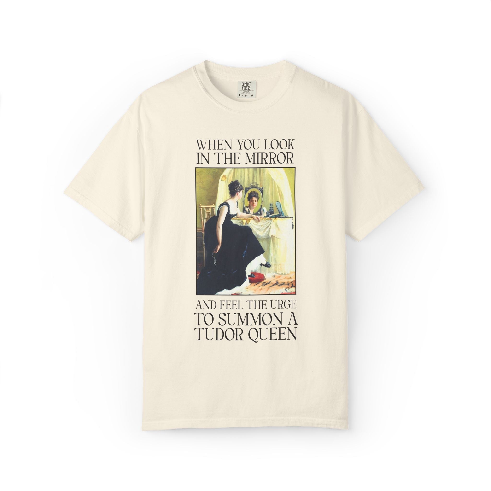 Tudor History Buff Tee Shirt, Spooky History Lover: Bloody Mary Historian Gift, European Folklore 16th Century Women's History, Famous Queen - Opal and June