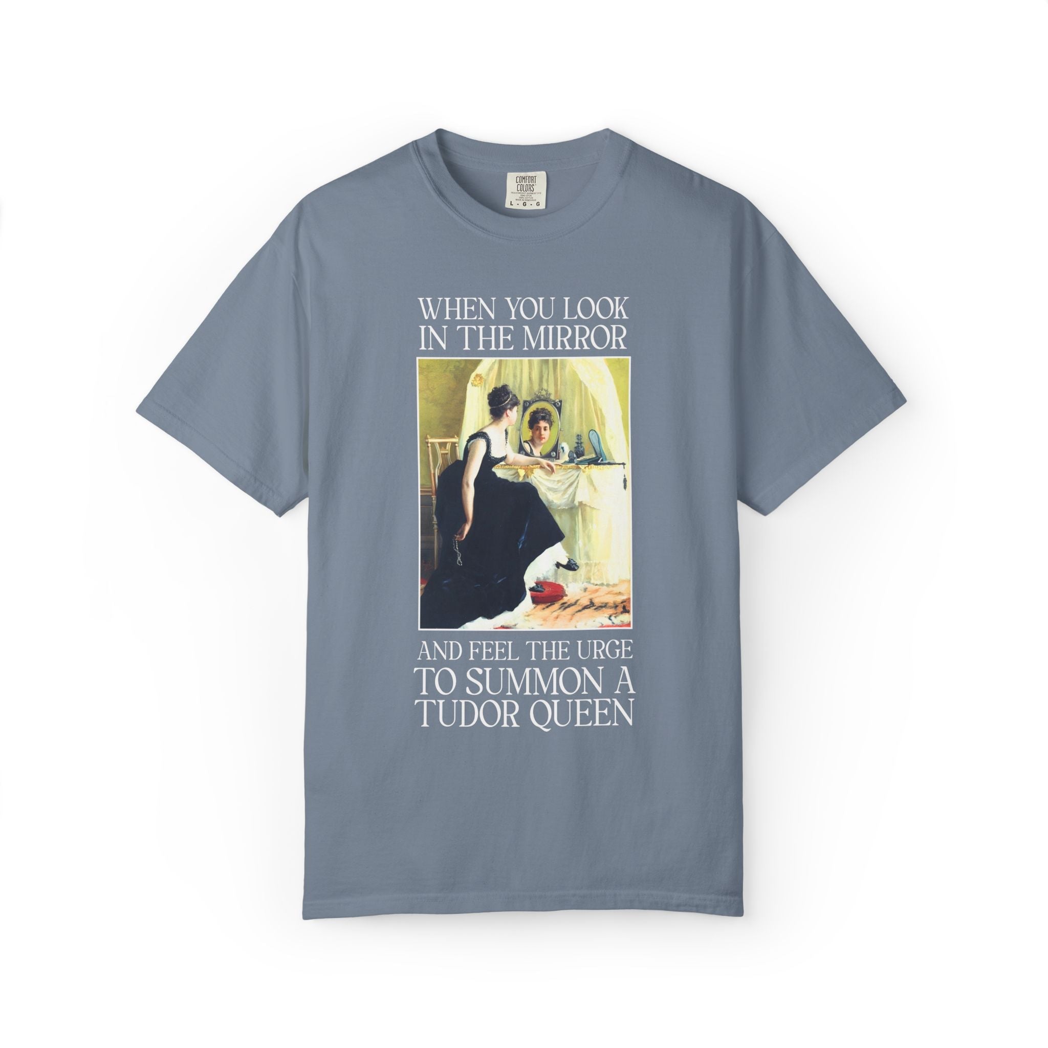 Tudor History Buff Tee Shirt, Spooky History Lover: Bloody Mary Historian Gift, European Folklore 16th Century Women's History, Famous Queen - Opal and June