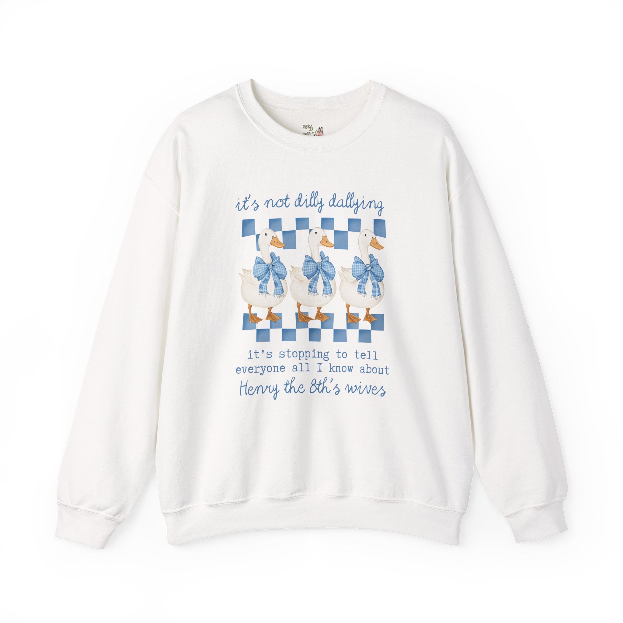 Tudor History Sweatshirt, History Buff Who Loves Henry the 8th's Wives, Famous Queens, Anne Boleyn, Catherine of Aragon, History Professor - Opal and June