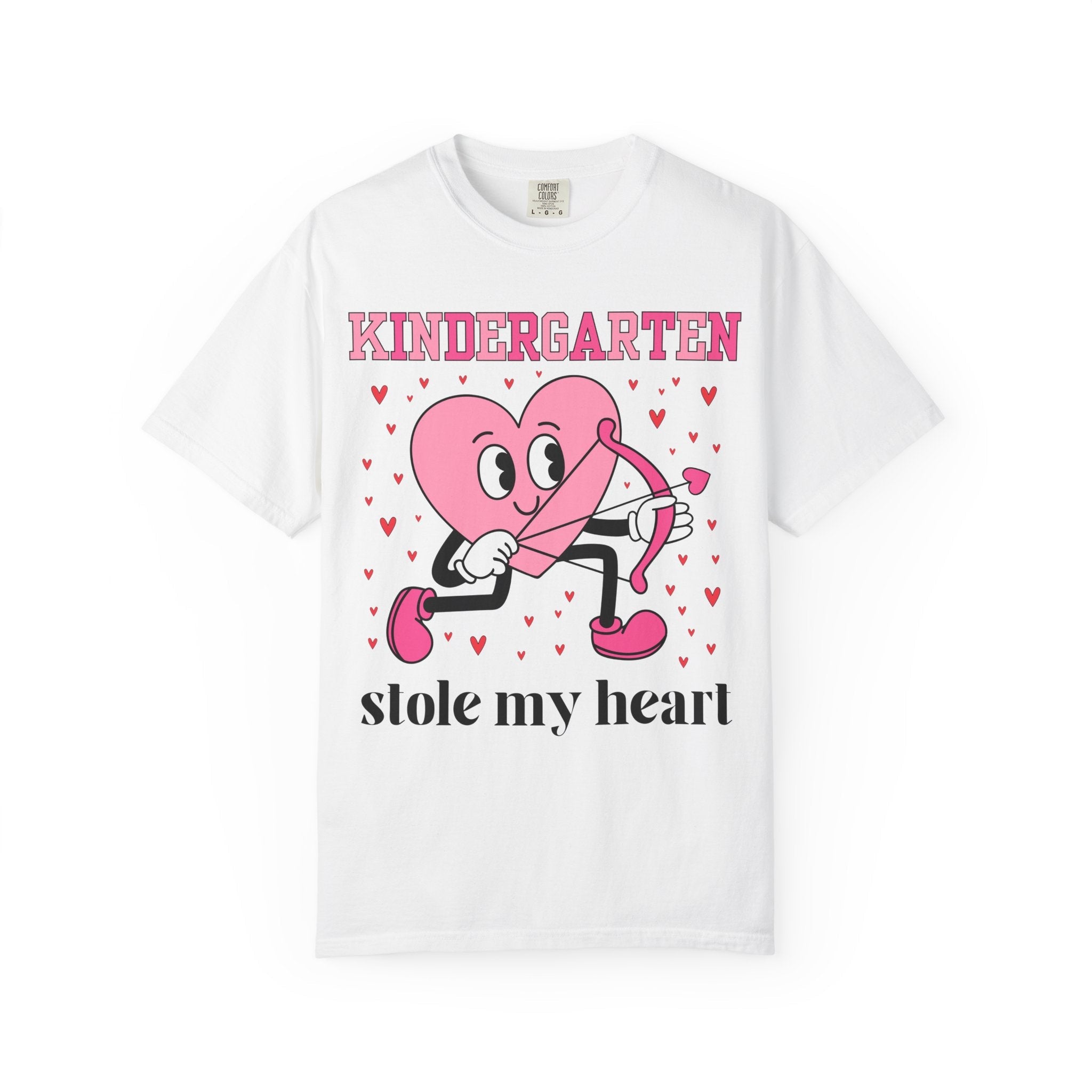 Valentine's Day Teacher Tee Shirt for Elementary School Teachers, Cute Middle School Math Teacher T-Shirt with Hearts, Science Teacher - Opal and June