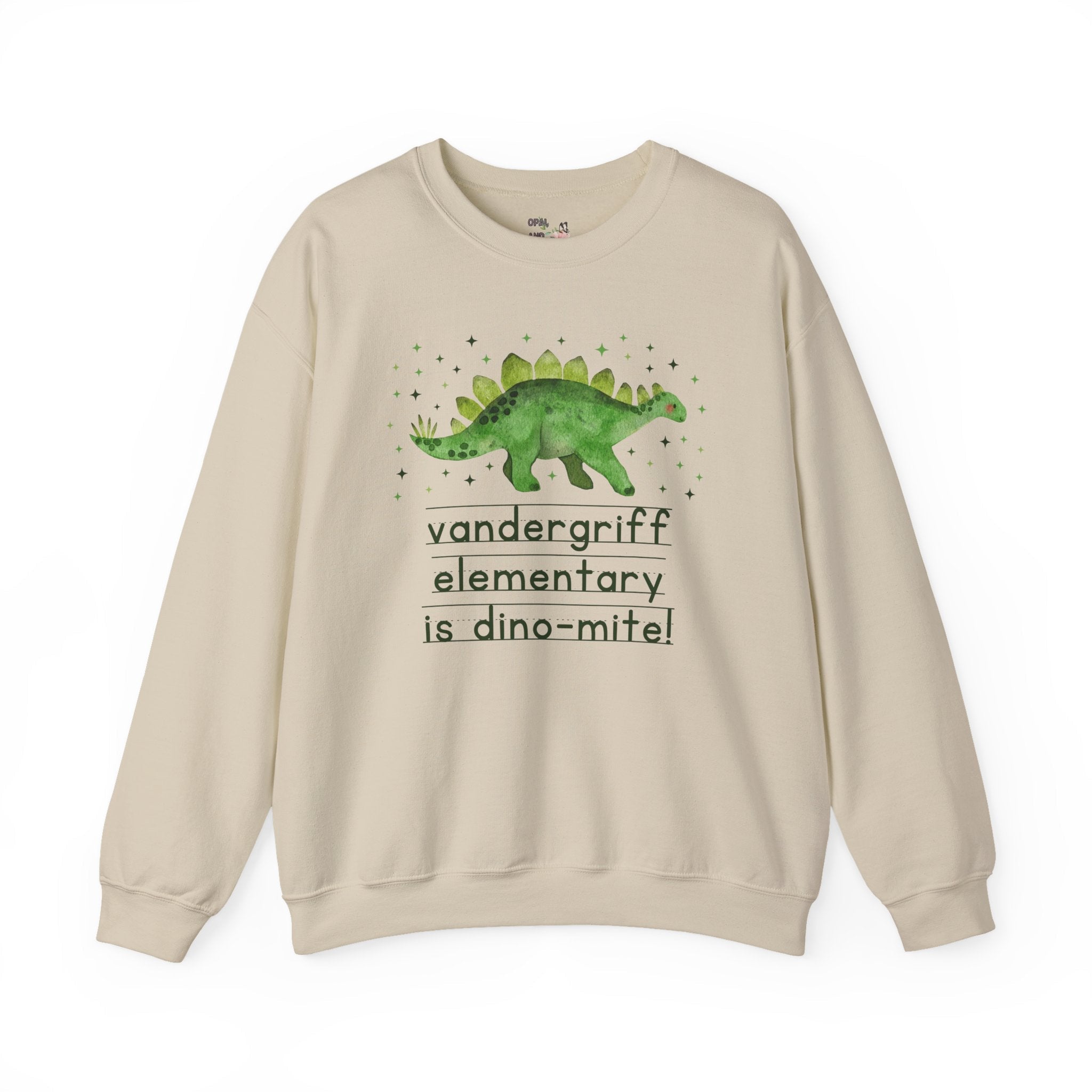 Vandergriff Elementary is Dino - mite! | FPS + Opal and June Sweatshirt, Fayetteville Public Schools - Opal and June