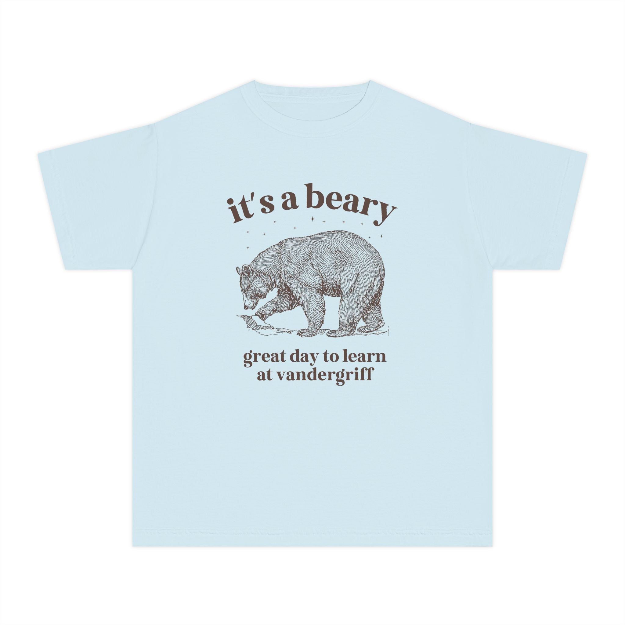 Vandergriff Elementary School Kids Tee Shirt: It's a Beary Great day to Learn at Vandergriff | FPS + Opal and June Kids Tee Shirt, Fayetteville Public Schools - Opal and June