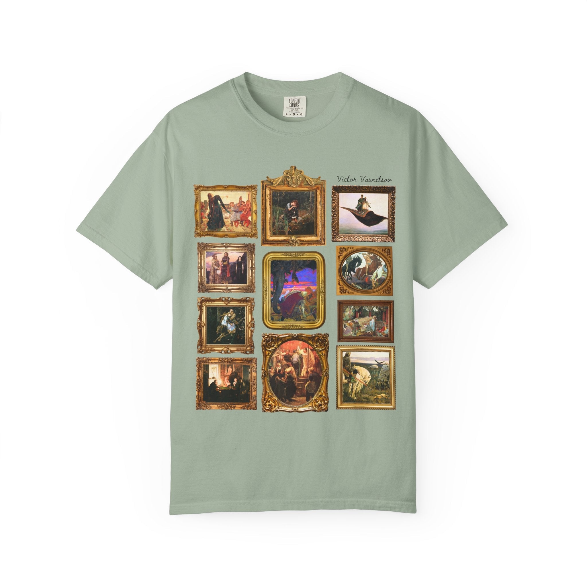 Viktor Vasnetsov Russian Art History Teacher Tee Shirt, Mythological and Historical 19th Century Paintings, Symbolism Art Historian Gift - Opal and June