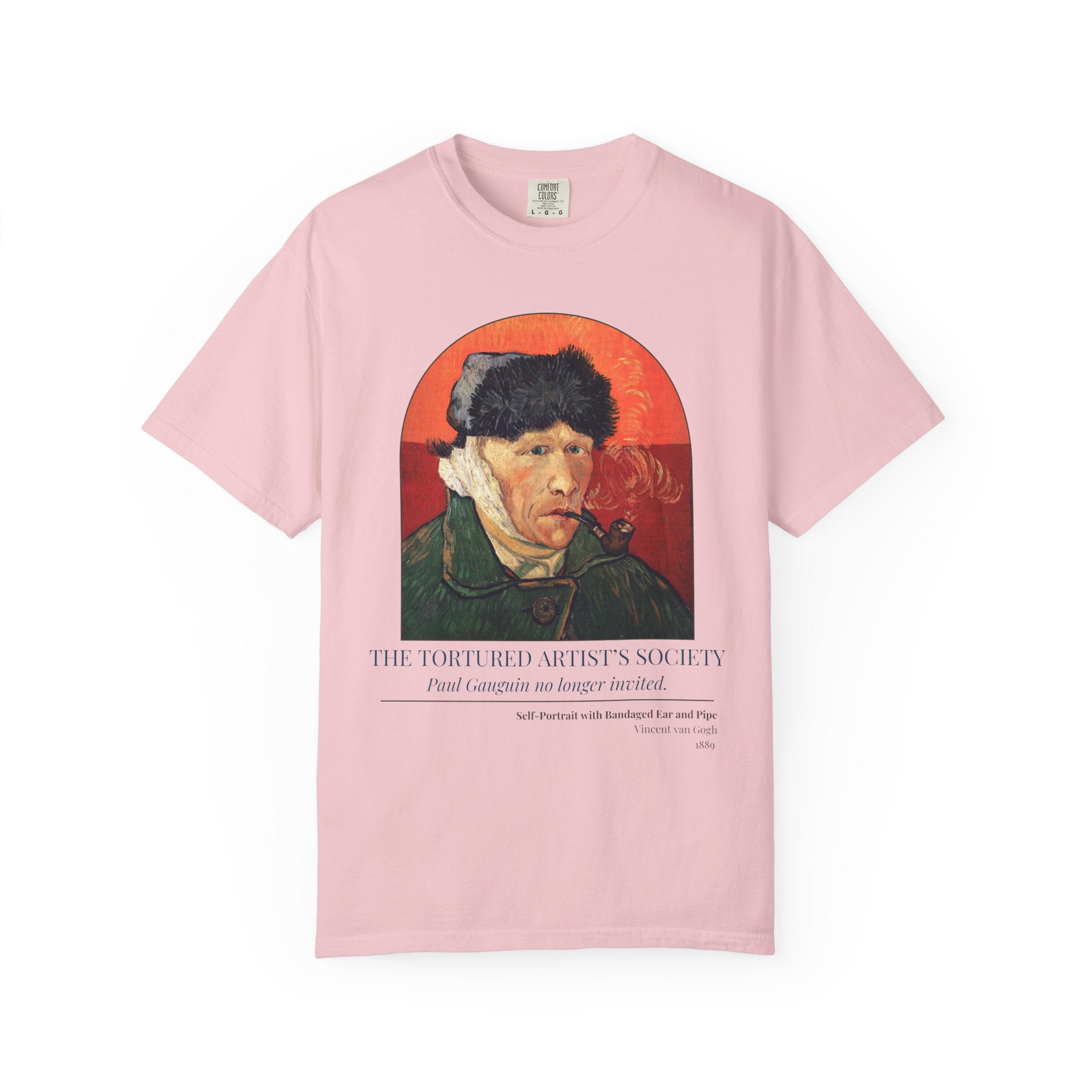 Vincent Van Gogh Art History Tee Shirt with Funny Saying, Silly Post Impressionist Art Historian Gift, Paul Gaugin, Bandaged Ear and Pipe - Opal and June