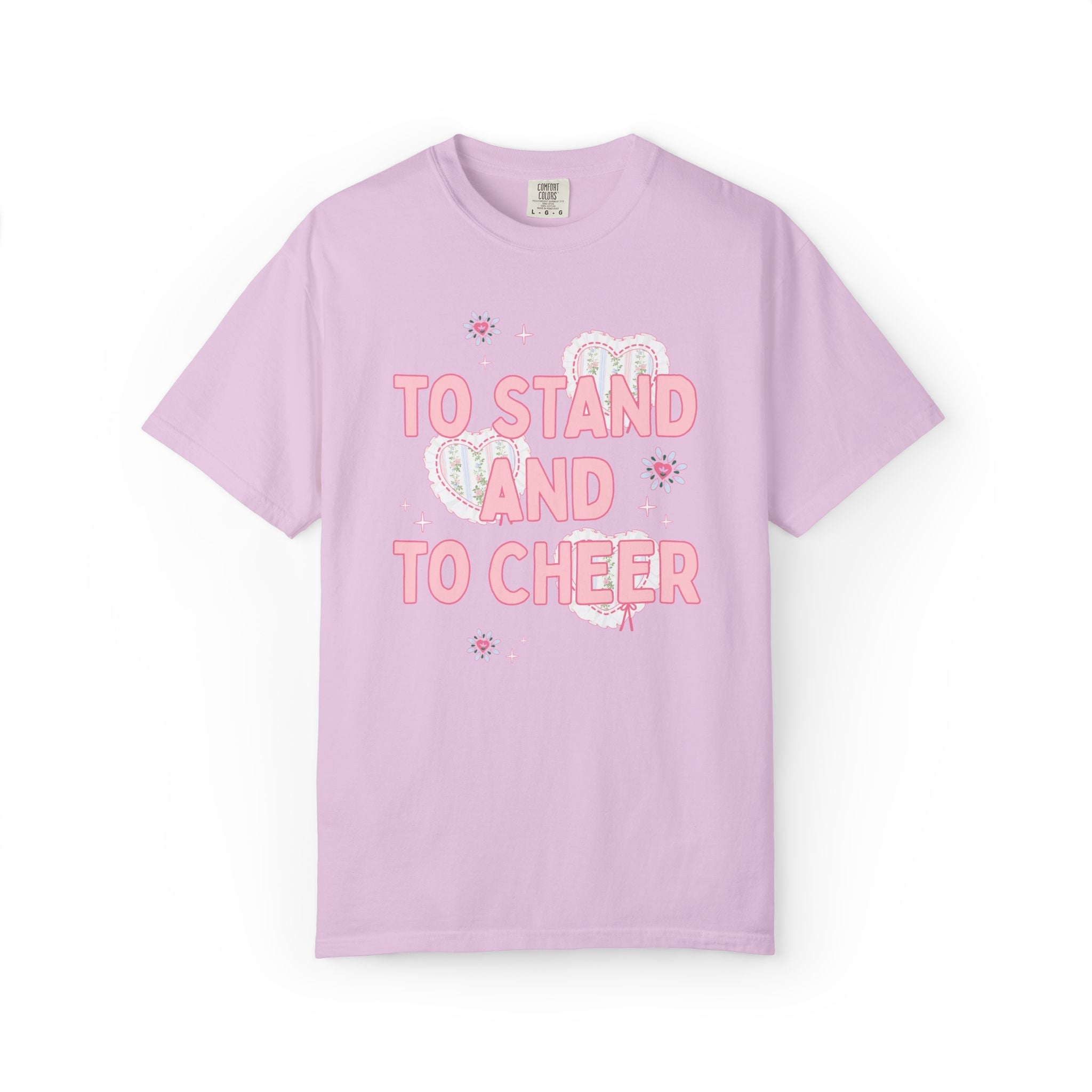 Vintage Aesthetic Bride and Matching Bachelorette Tee Shirts with Hearts: To Have and To Hold, To Stand and To Cheer, Funny Soft Girl Style - Opal and June