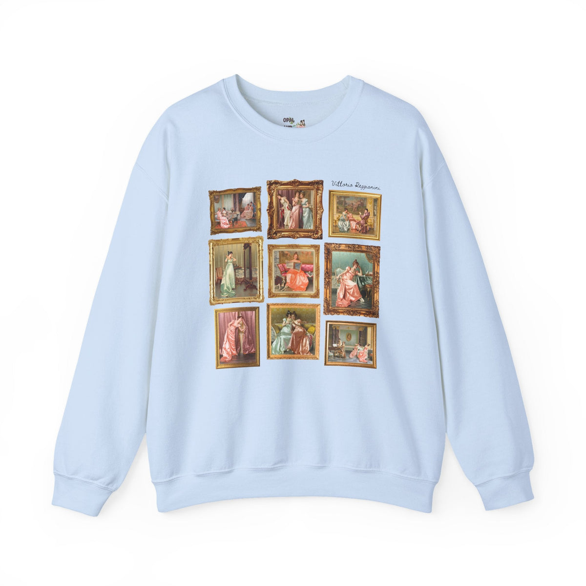 Vittorio Reggianini Art History Lover Sweatshirt, 19th Century Italian Art Museum Lover Gift, Famous Paintings, Rococo Aesthetic European Art - Opal and June