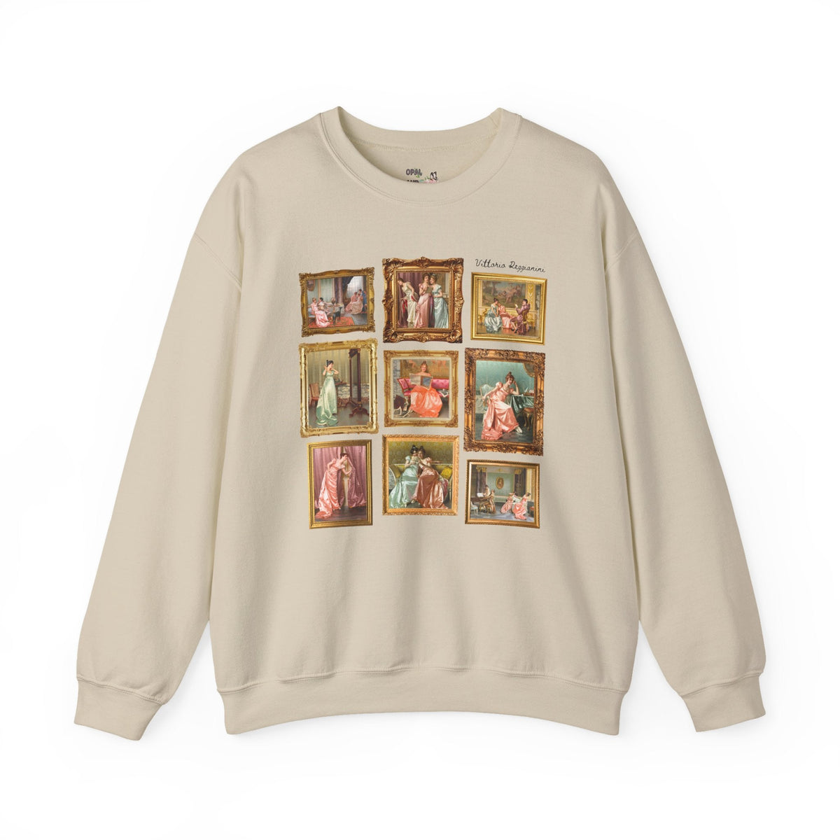 Vittorio Reggianini Art History Lover Sweatshirt, 19th Century Italian Art Museum Lover Gift, Famous Paintings, Rococo Aesthetic European Art - Opal and June