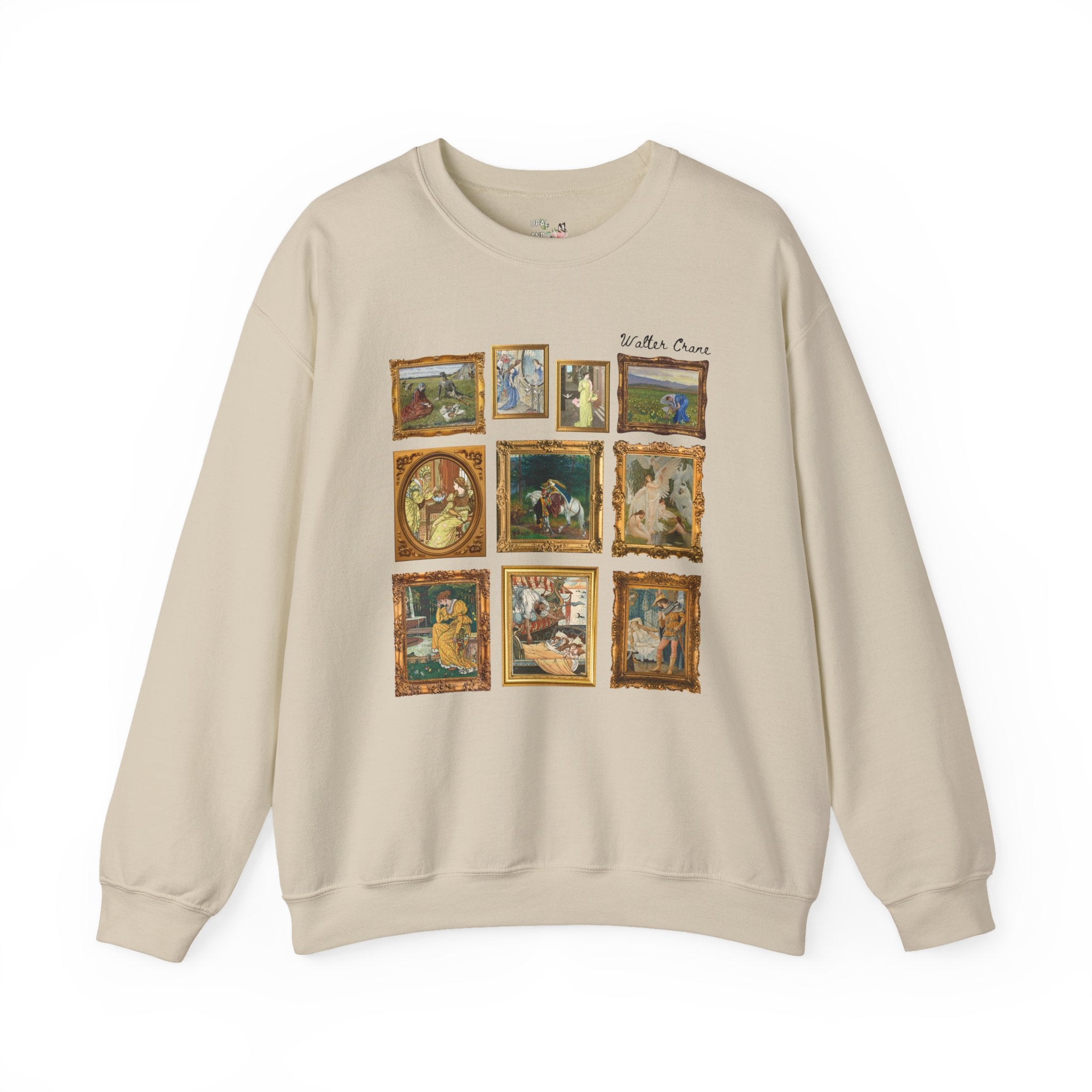 Walter Crane Art History Shirt, English Book Illustrator, Arts and Crafts Movement, Ruth and Boaz, Humanities Professor Gift, Swan Maidens - Opal and June