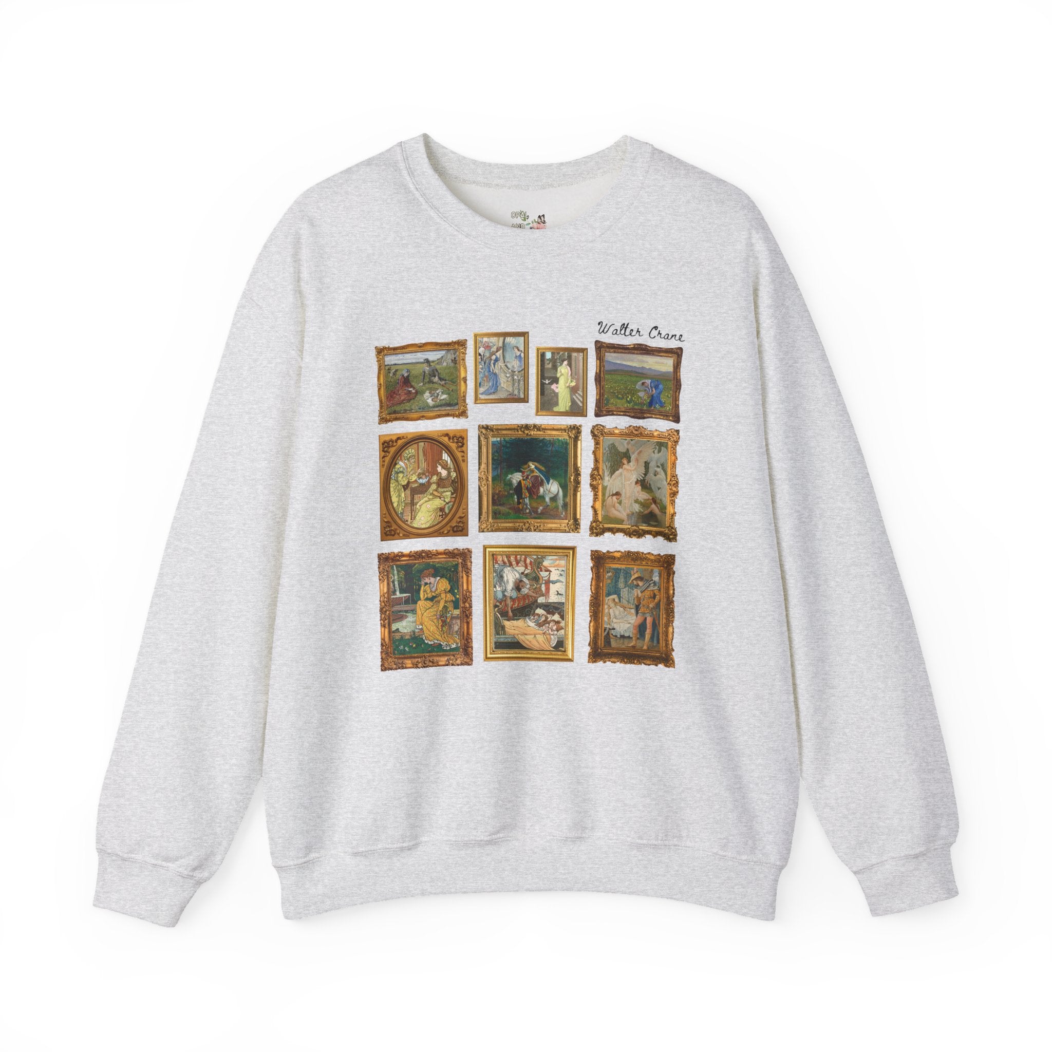 Walter Crane Art History Shirt, English Book Illustrator, Arts and Crafts Movement, Ruth and Boaz, Humanities Professor Gift, Swan Maidens - Opal and June