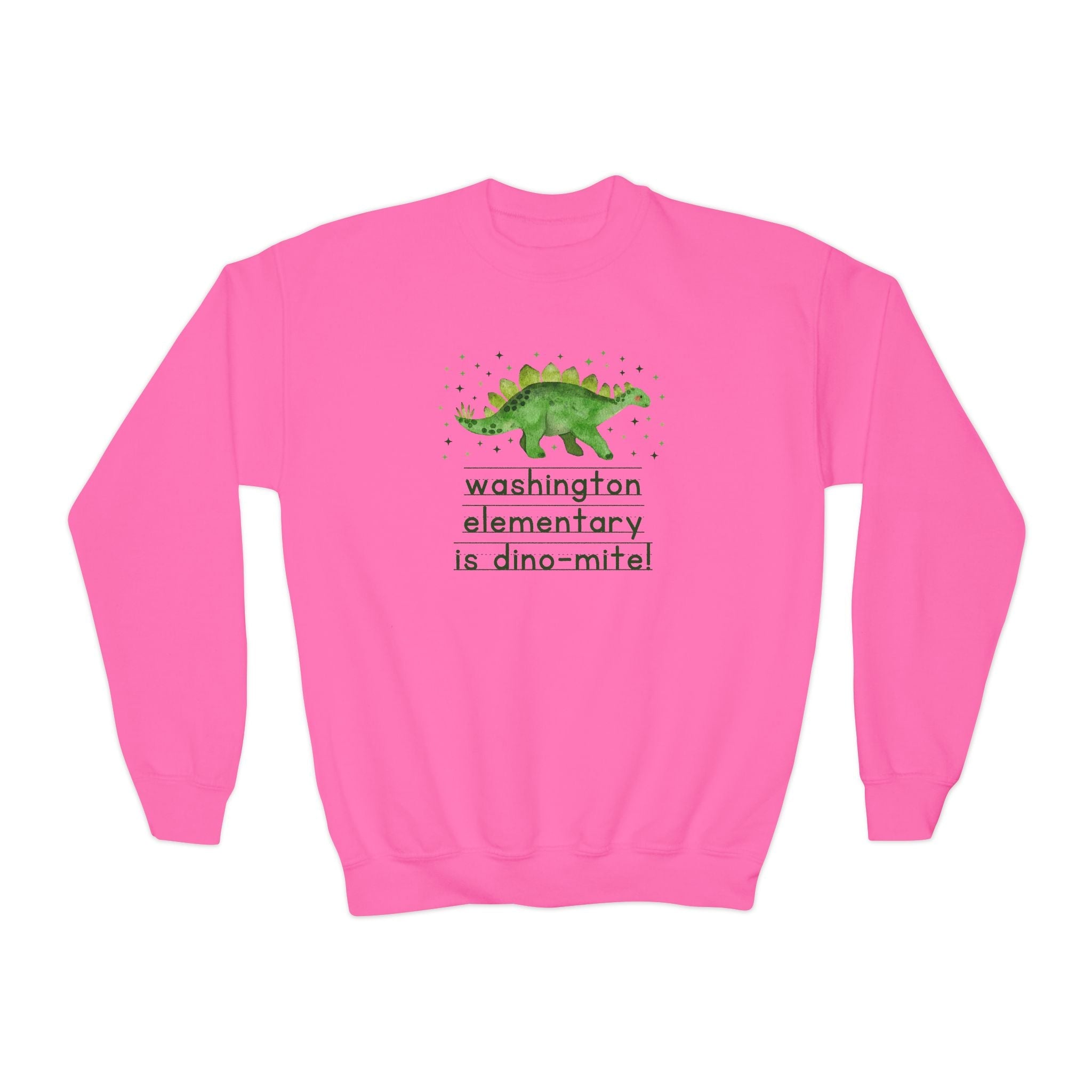 Washington Elementary is Dino - mite! | FPS + Opal and June Kids Sweatshirt, Fayetteville Public Schools - Opal and June