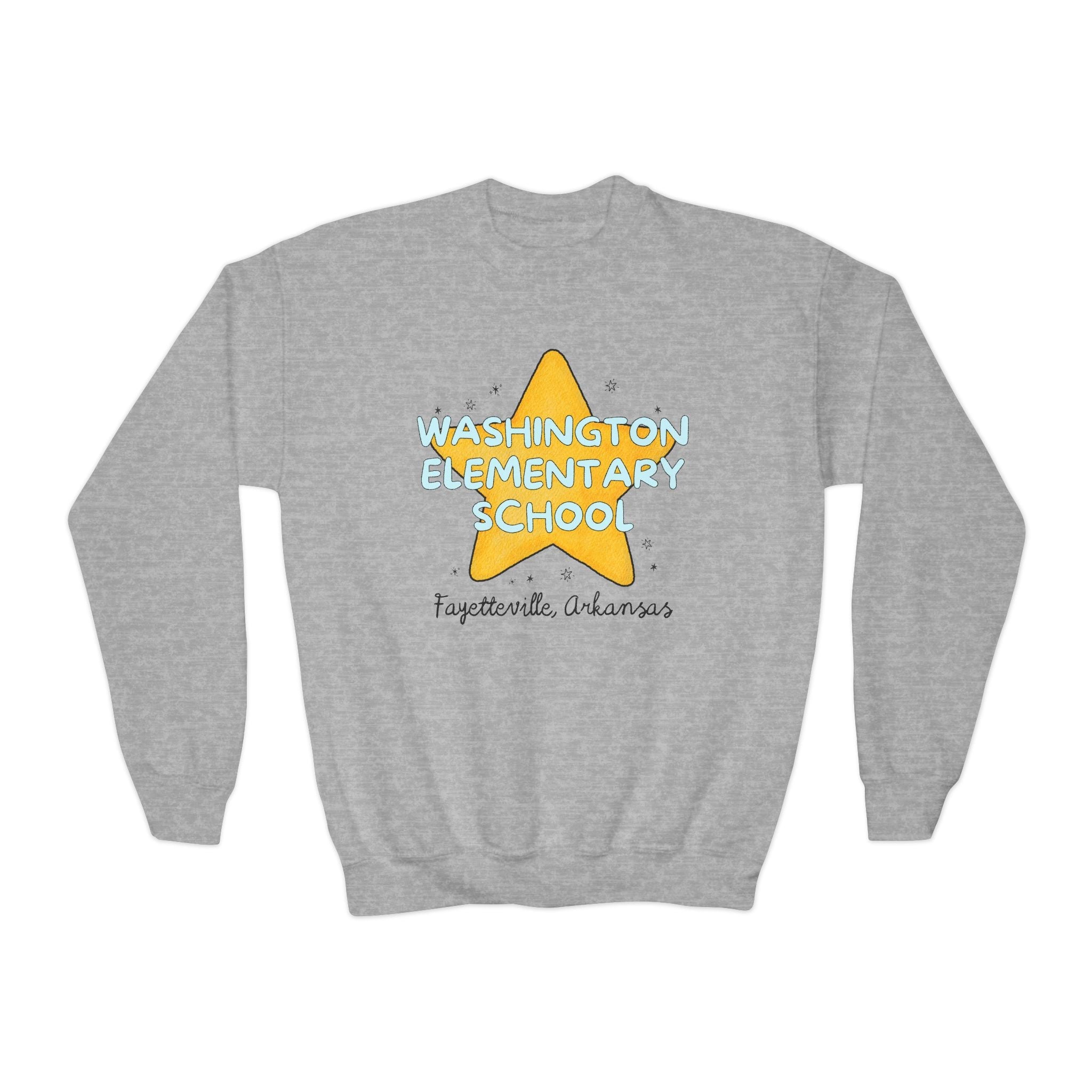 Washington Elementary School Sweatshirt: Retro Star - Opal and June