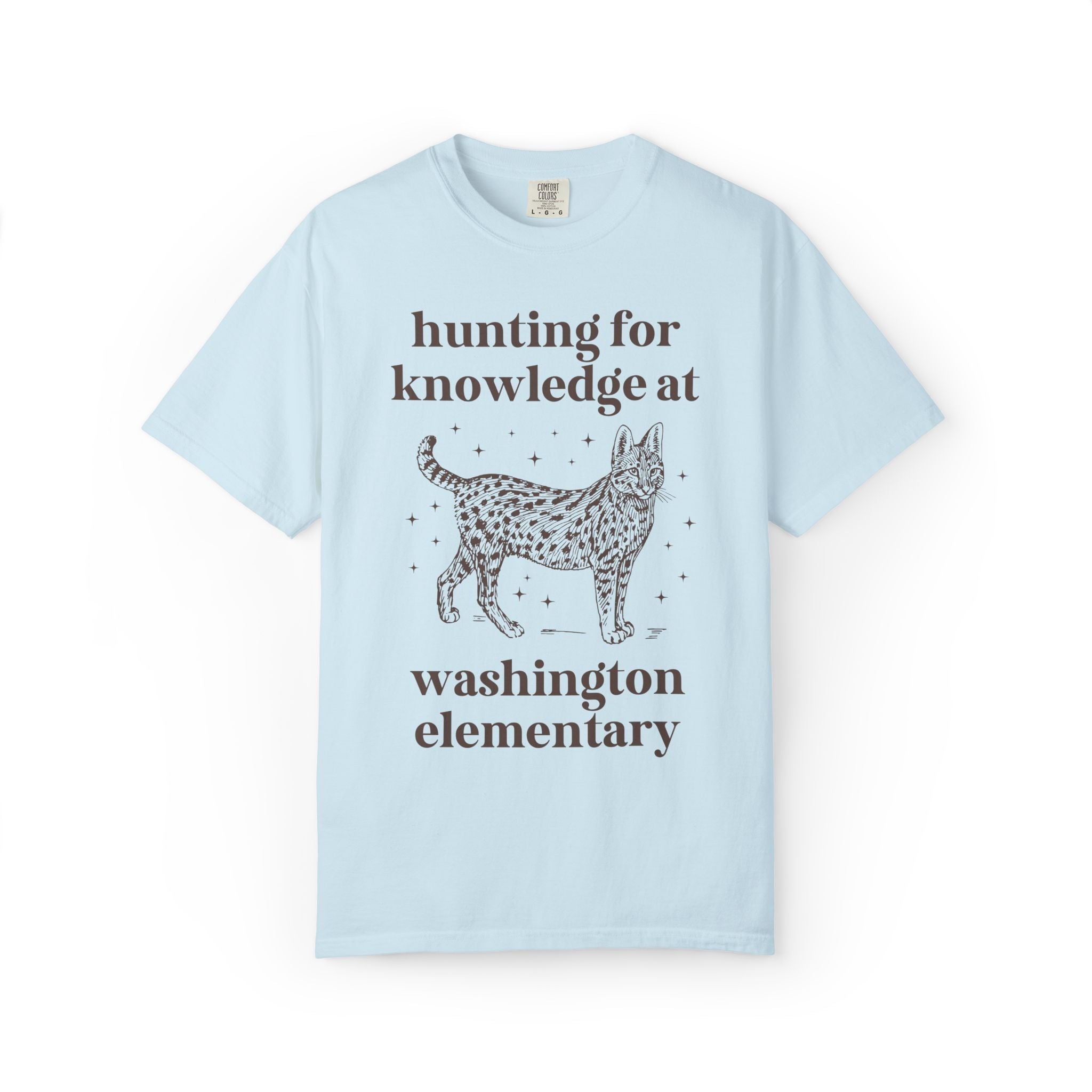 Washington Elementary School Tee Shirt: Hunting for Knowledge | FPS + Opal and June Tee Shirt, Fayetteville Public Schools - Opal and June