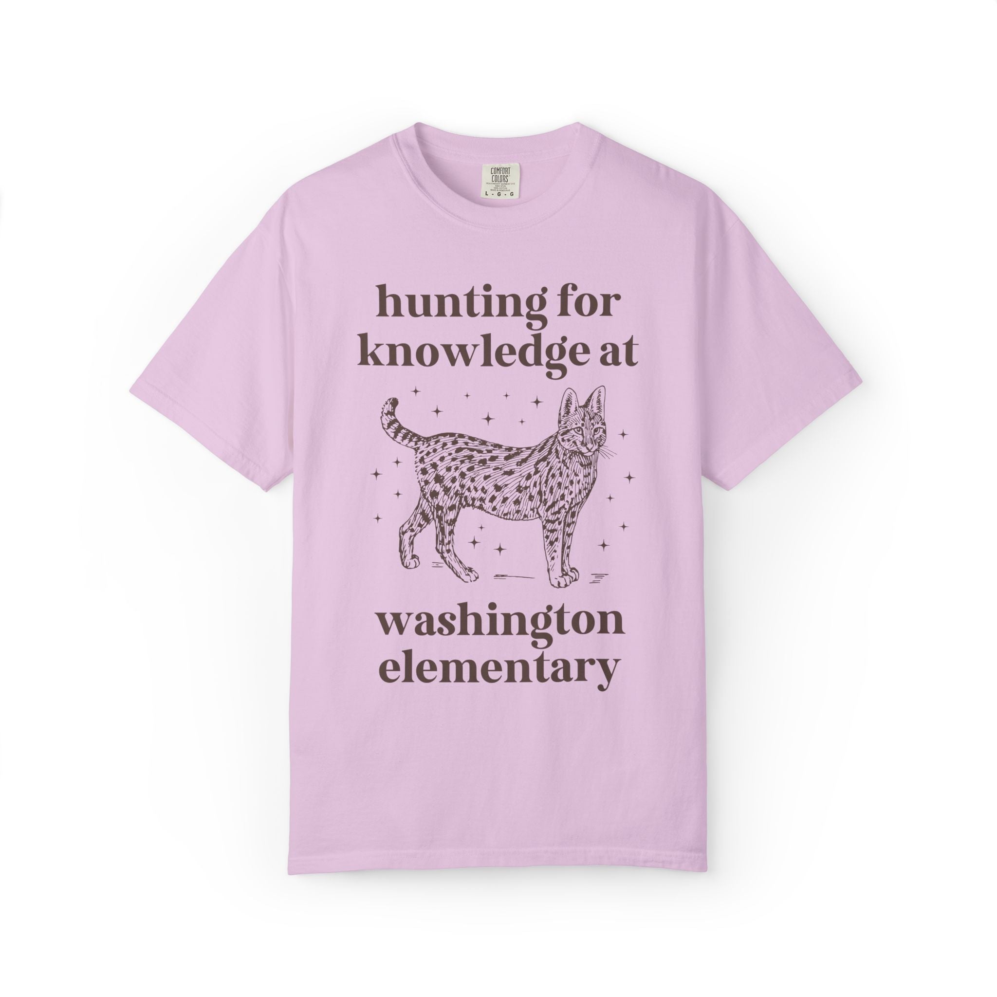 Washington Elementary School Tee Shirt: Hunting for Knowledge | FPS + Opal and June Tee Shirt, Fayetteville Public Schools - Opal and June