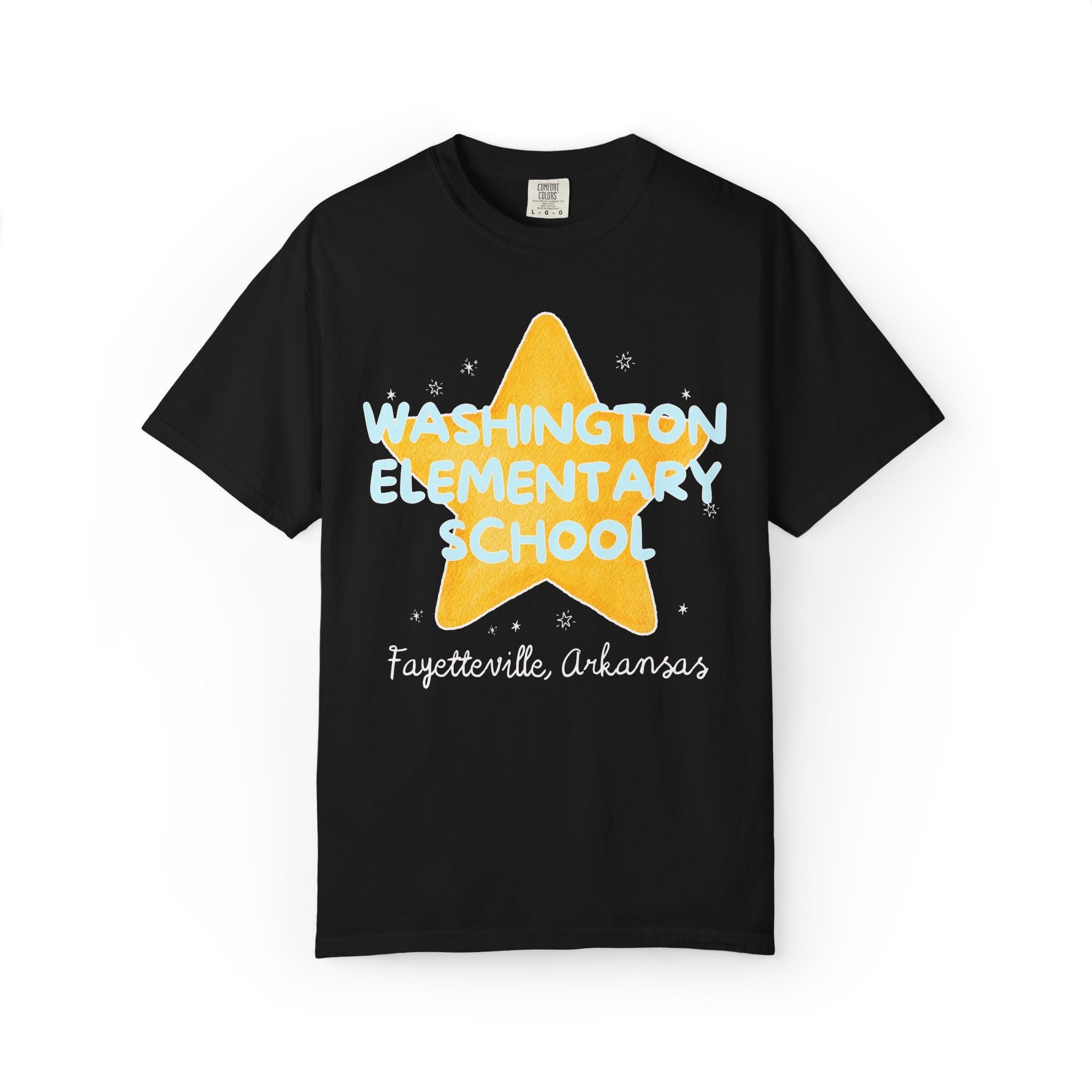 Washington Elementary School Tee Shirt: Retro Star - Opal and June