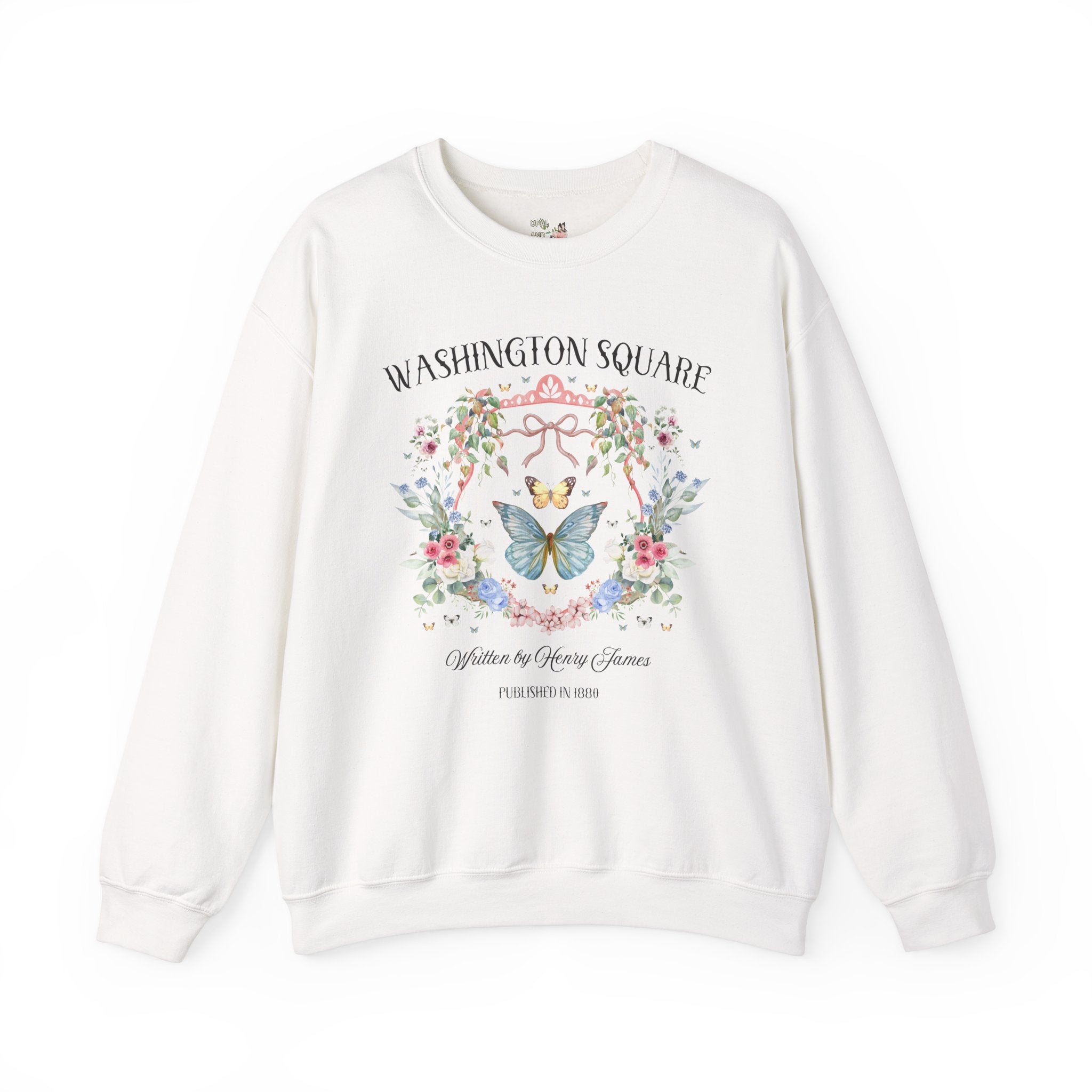 Washington Square by Henry James: Classic American Literature, 19th Century Novel, Humanities Major Gift, Bookish Sweatshirt for Librarian - Opal and June