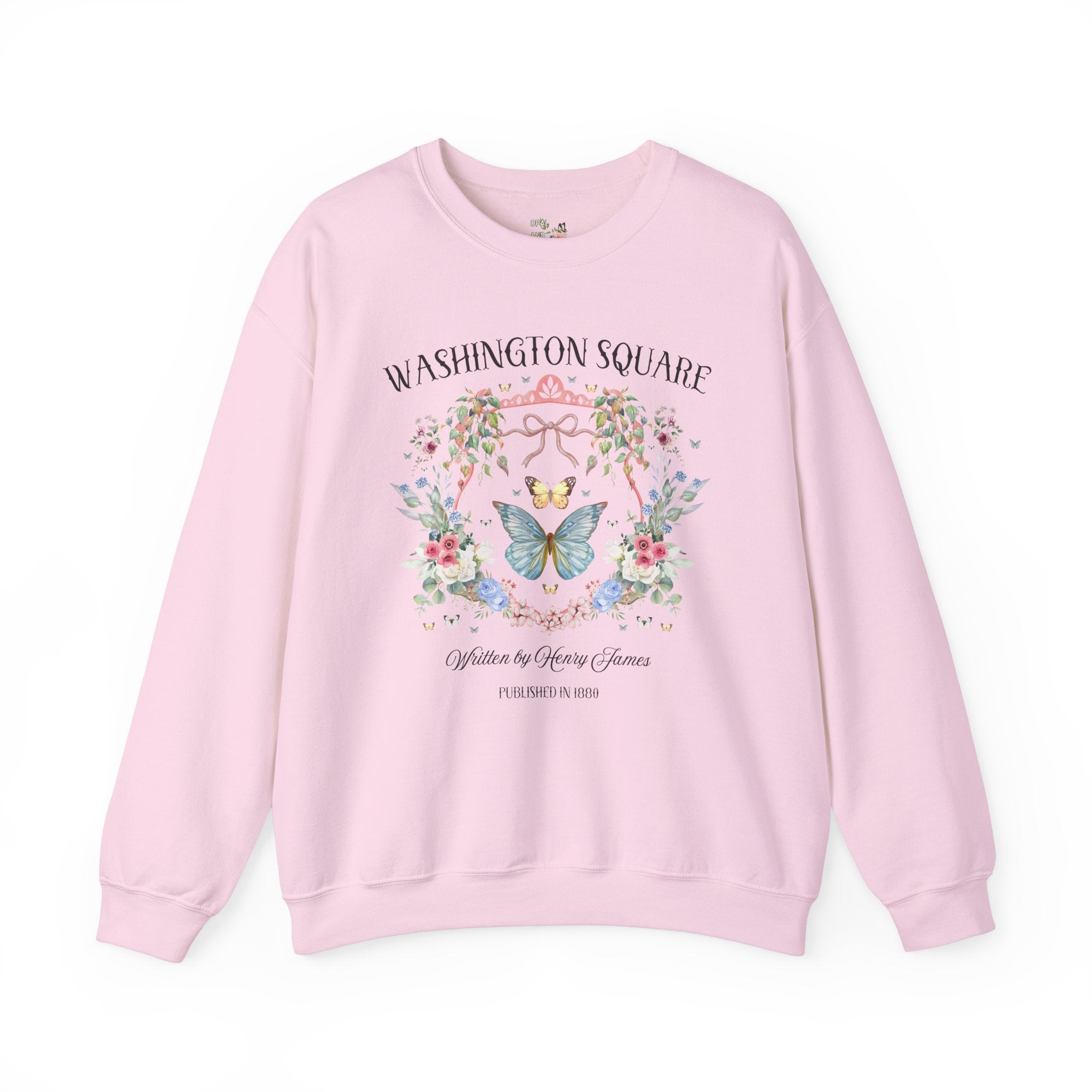 Washington Square by Henry James: Classic American Literature, 19th Century Novel, Humanities Major Gift, Bookish Sweatshirt for Librarian - Opal and June