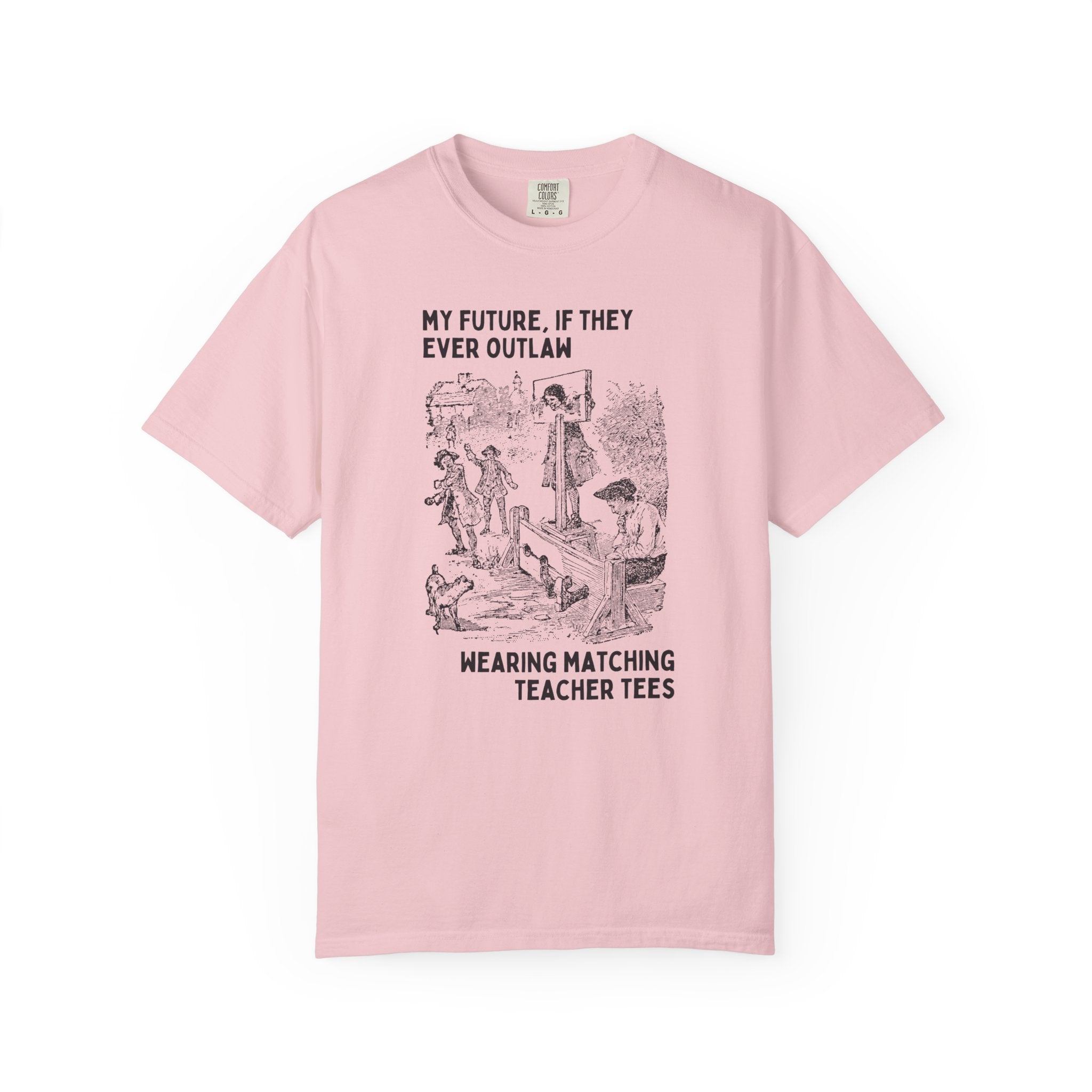 Wearing Matching Teacher Tees - Opal and June