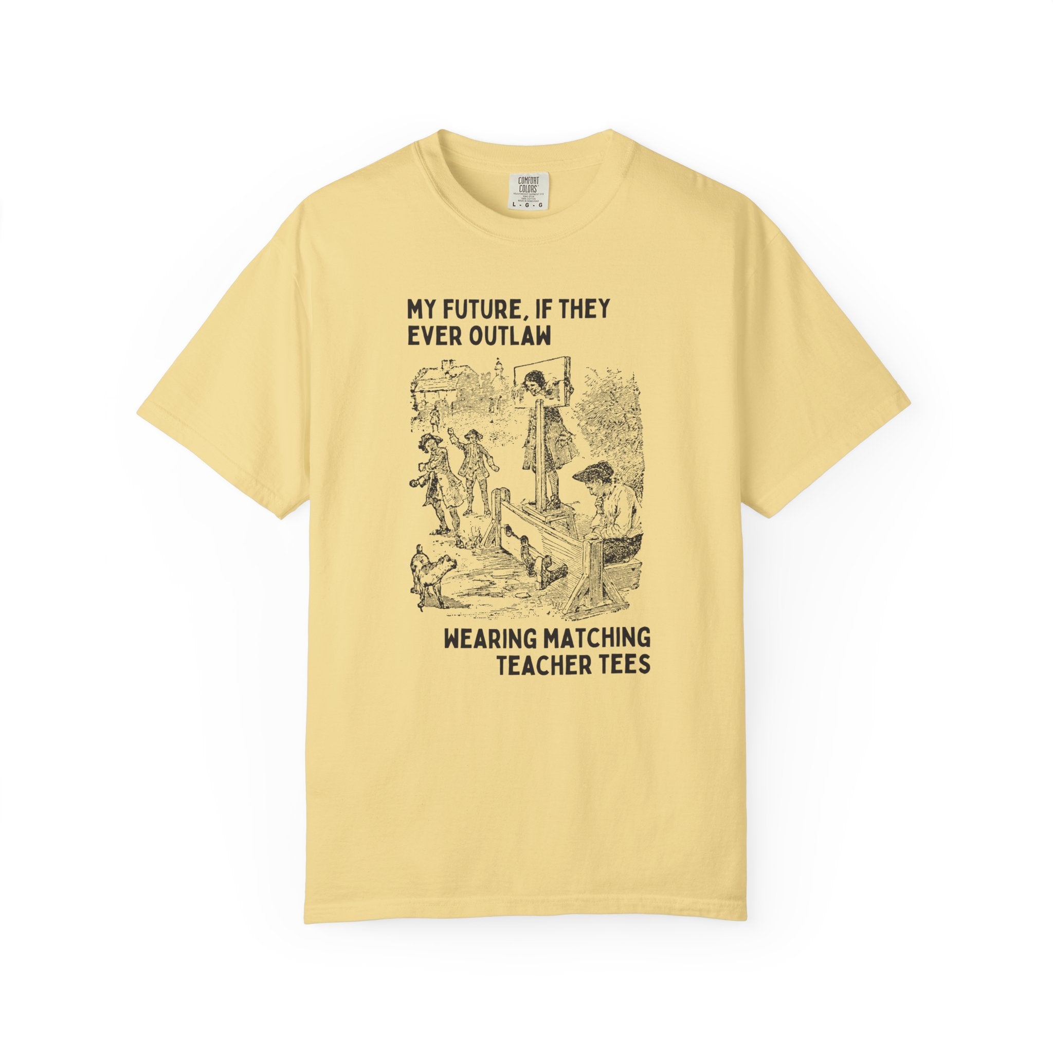 Wearing Matching Teacher Tees - Opal and June