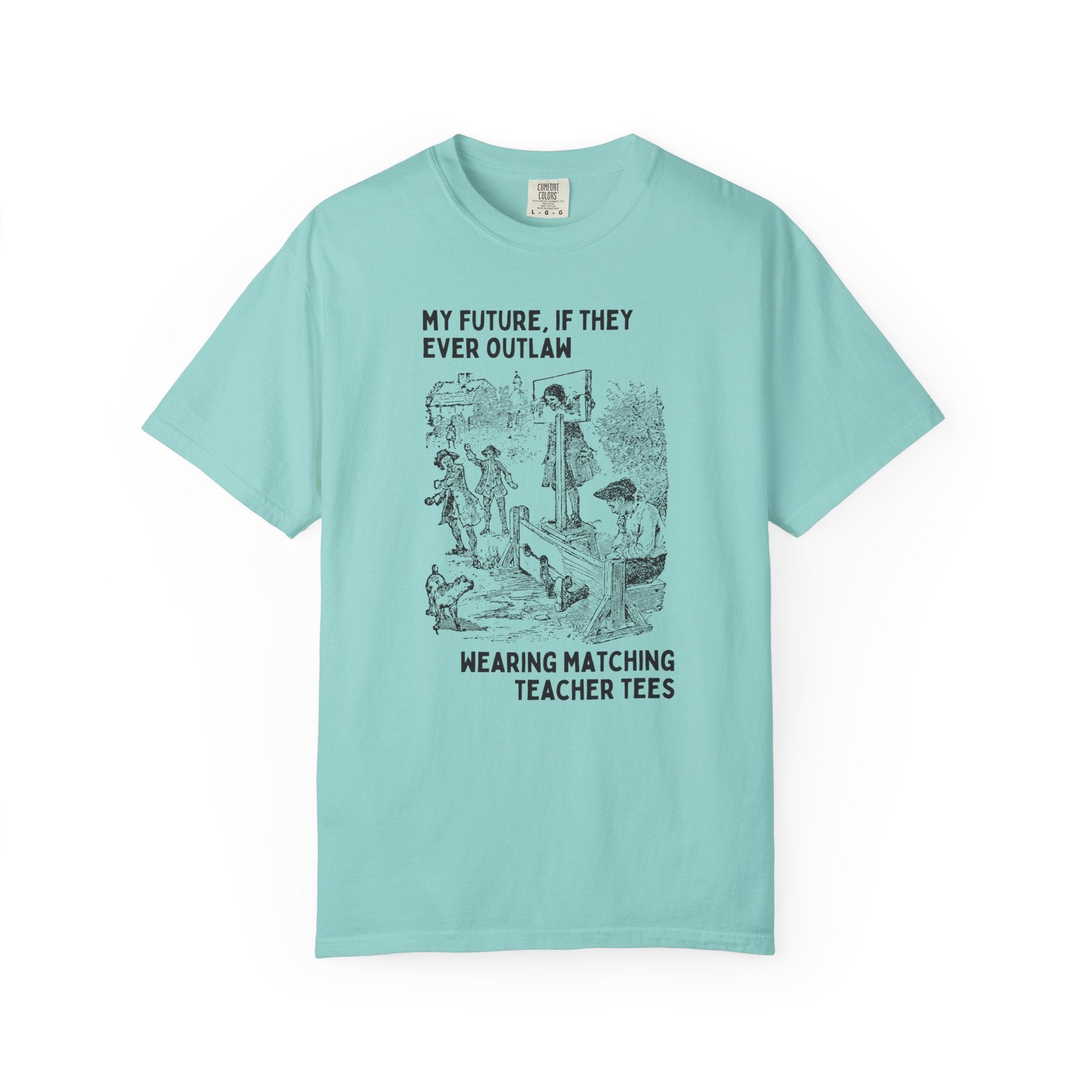 Wearing Matching Teacher Tees - Opal and June