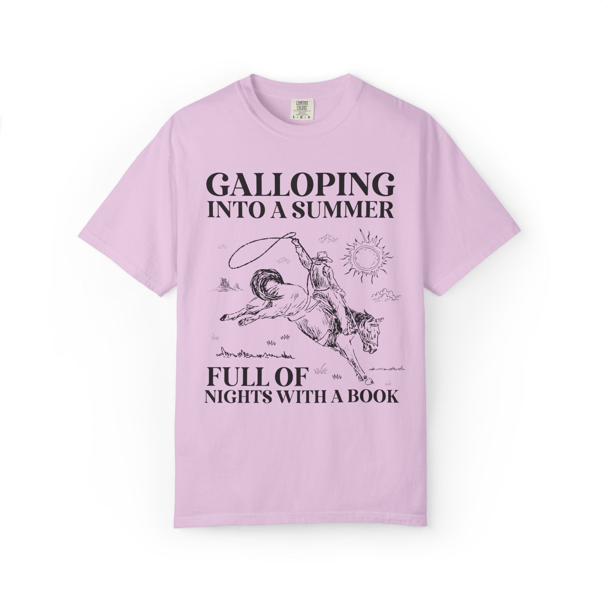 Western Teacher Tee Shirt, Last Day of School: Galloping Into a Summer, High School or Elementary School Matching Teacher Tee, End of Year - Opal and June