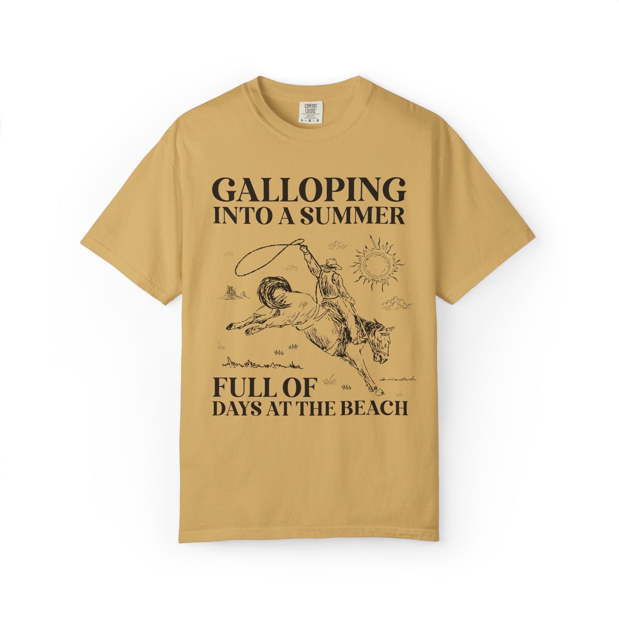 Western Teacher Tee Shirt, Last Day of School: Galloping Into a Summer, High School or Elementary School Matching Teacher Tee, End of Year - Opal and June
