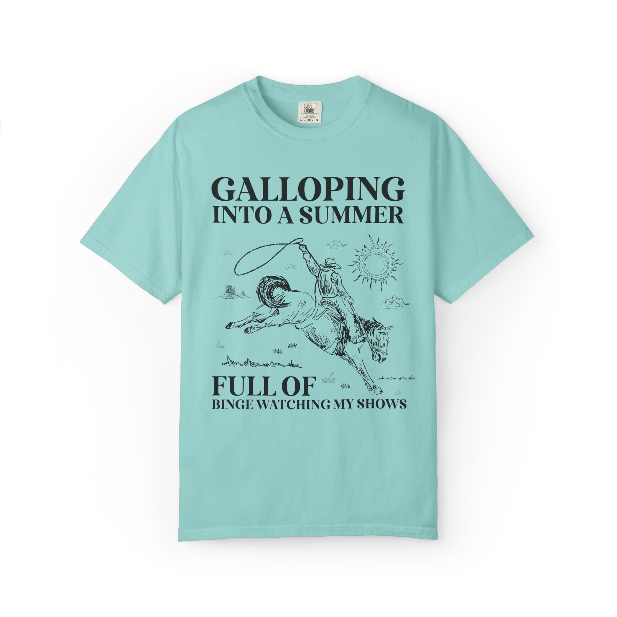 Western Teacher Tee Shirt, Last Day of School: Galloping Into a Summer, High School or Elementary School Matching Teacher Tee, End of Year - Opal and June
