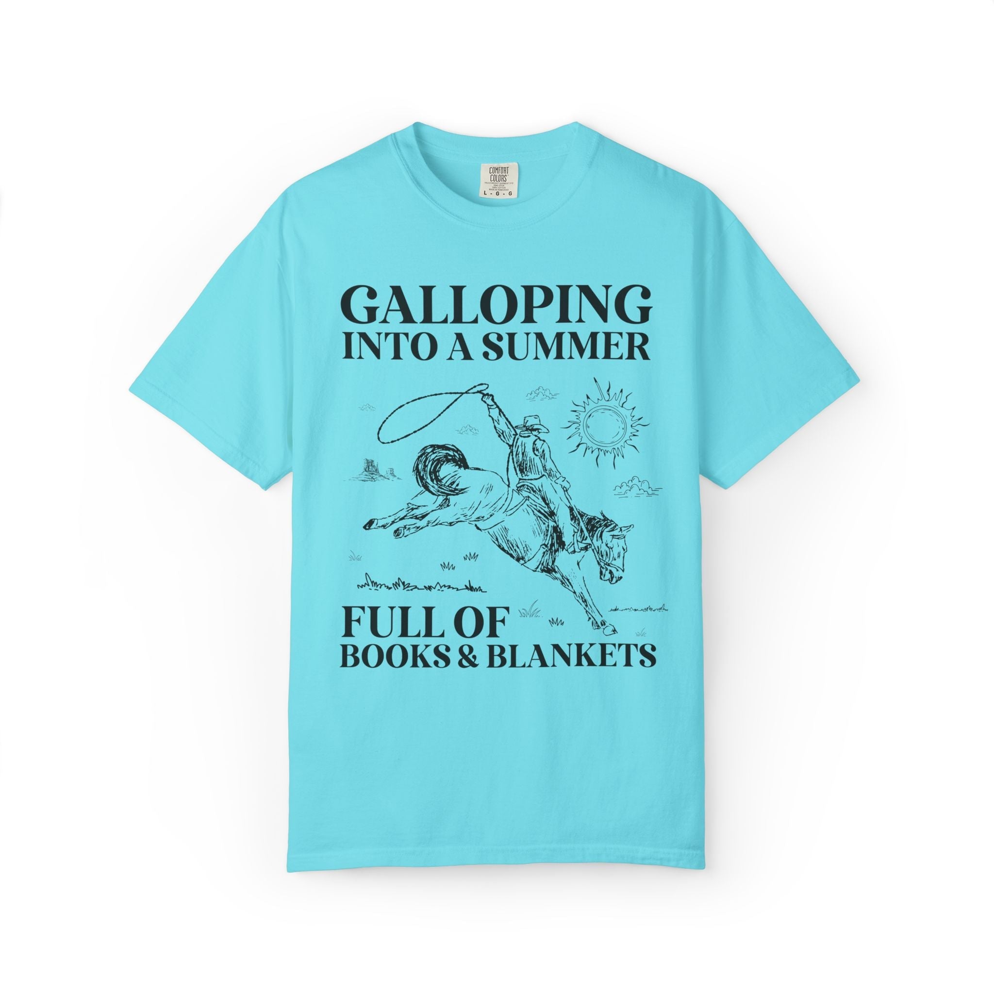 Western Teacher Tee Shirt, Last Day of School: Galloping Into a Summer, High School or Elementary School Matching Teacher Tee, End of Year - Opal and June