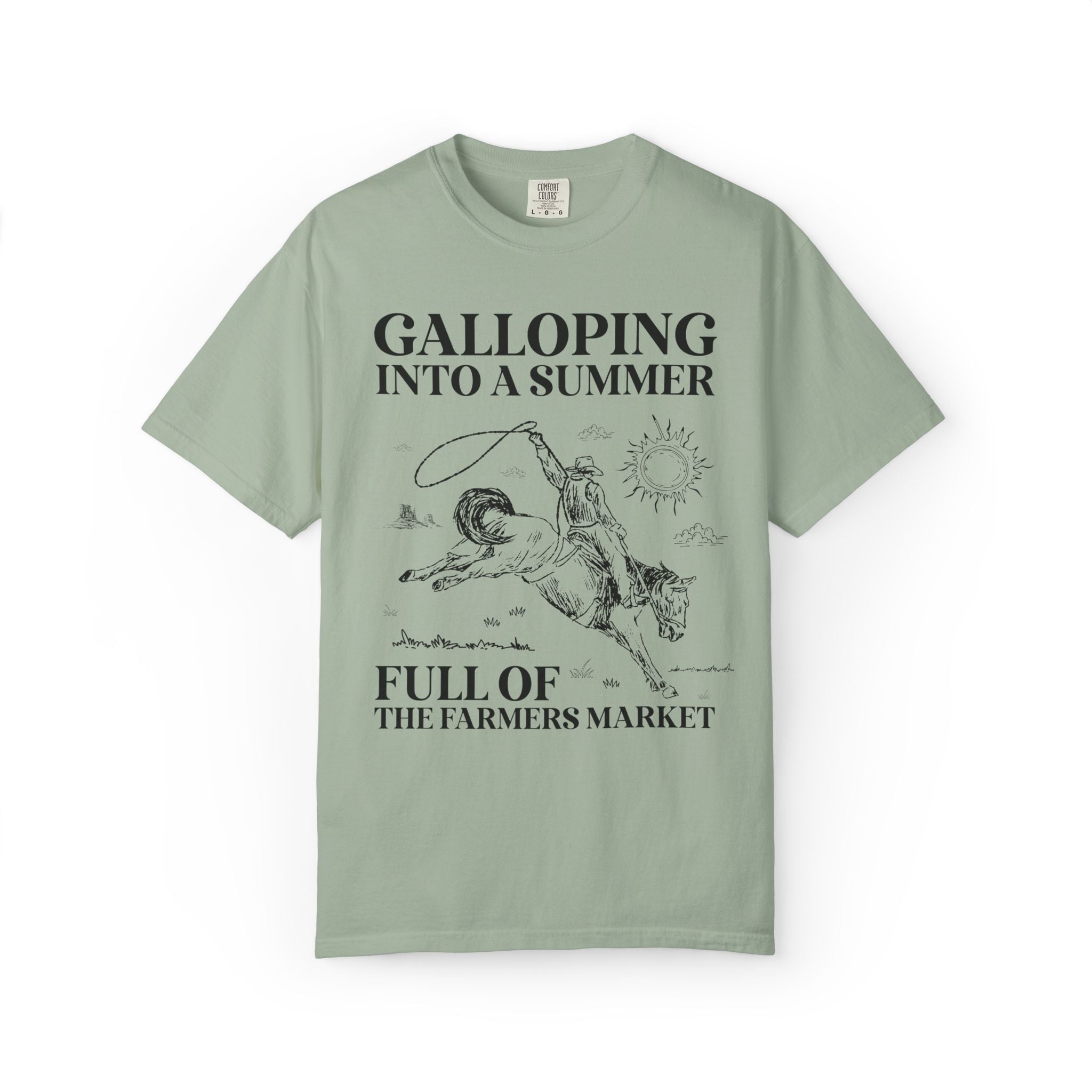 Western Teacher Tee Shirt, Last Day of School: Galloping Into a Summer, High School or Elementary School Matching Teacher Tee, End of Year - Opal and June