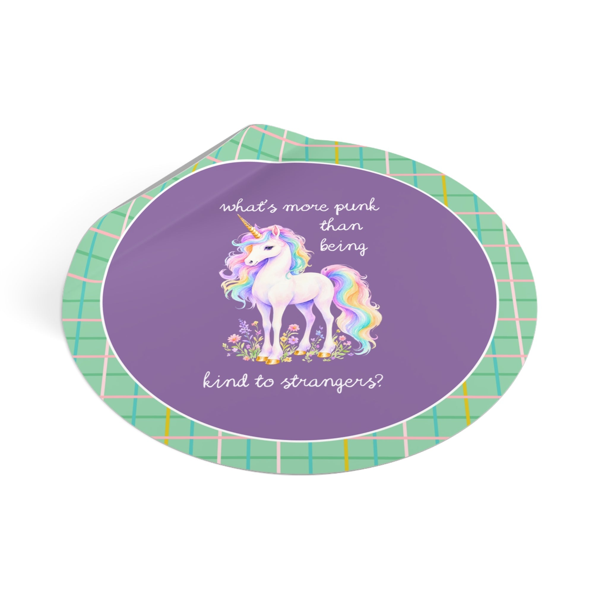 What's More Punk Than Being Kind to Strangers Sticker - Opal and June