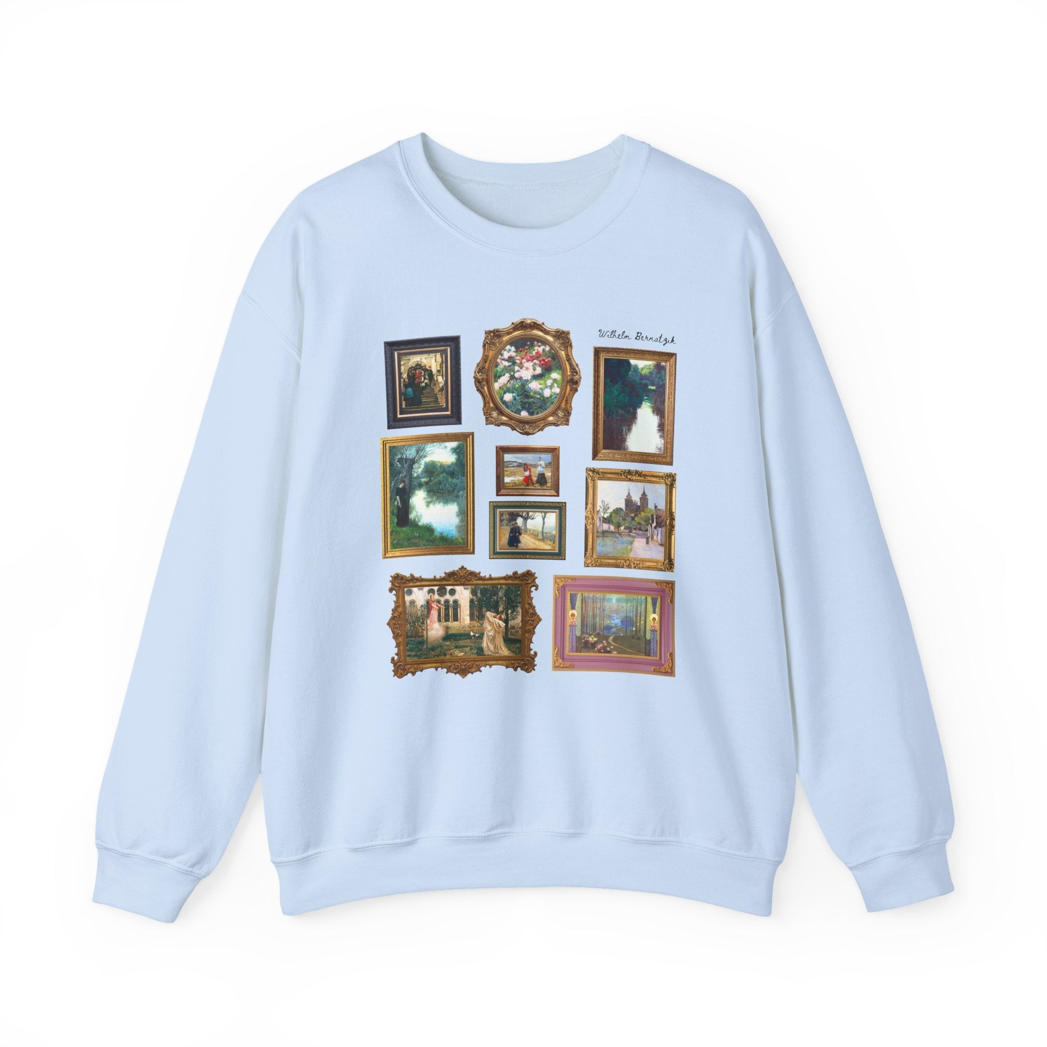 Wilhelm Bernatzik Art History Sweatshirt: Famous Paintings, European Art History, Austria - Hungary 19th Century Artist, Humanities Teacher - Opal and June