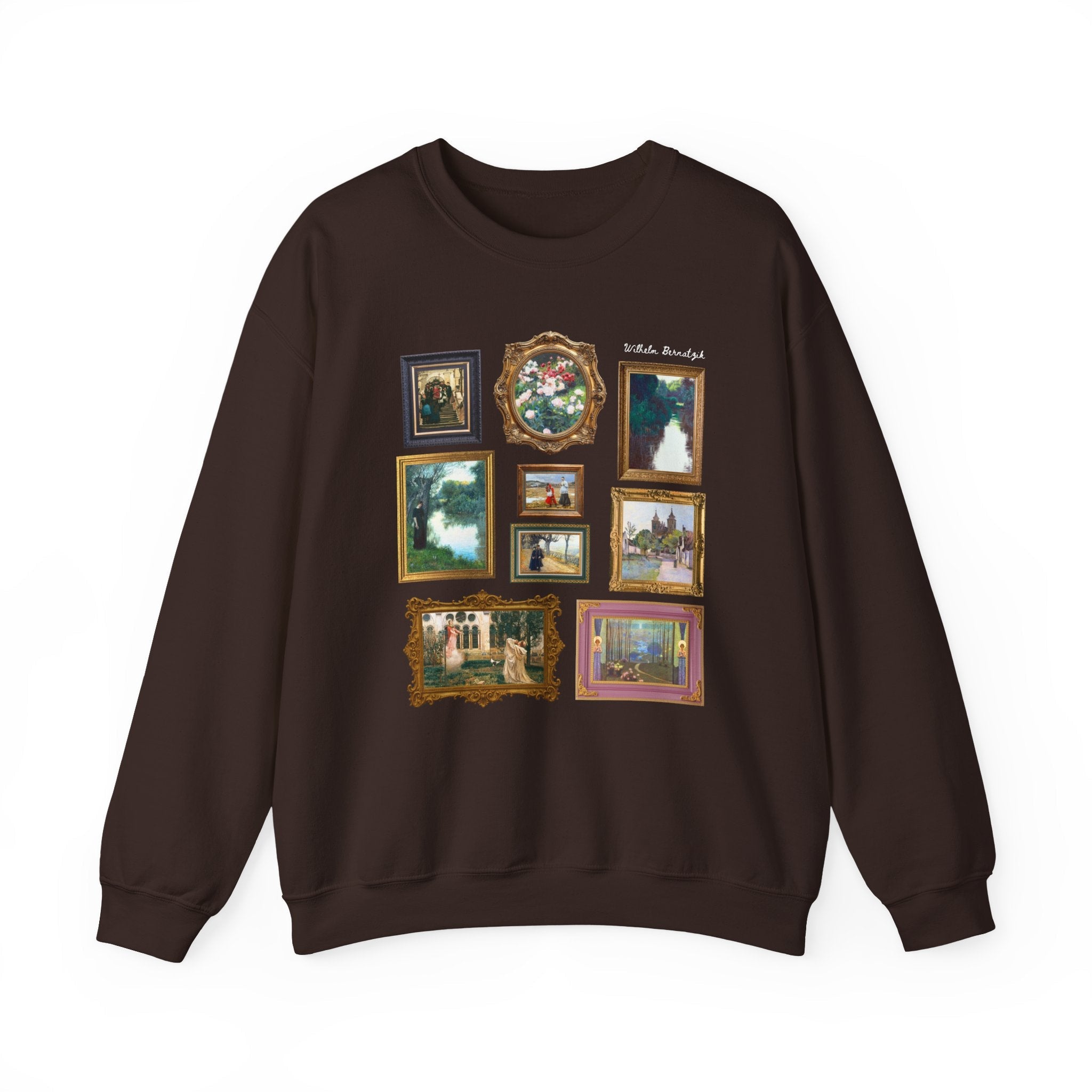 Wilhelm Bernatzik Art History Sweatshirt: Famous Paintings, European Art History, Austria - Hungary 19th Century Artist, Humanities Teacher - Opal and June