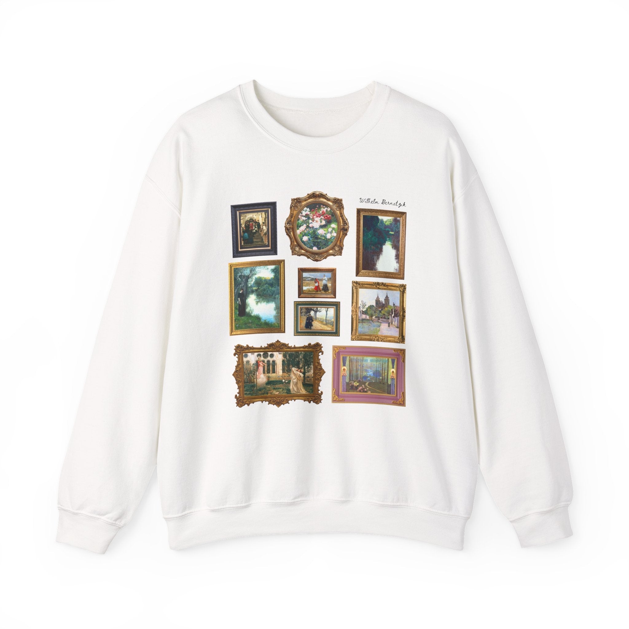 Wilhelm Bernatzik Art History Sweatshirt: Famous Paintings, European Art History, Austria - Hungary 19th Century Artist, Humanities Teacher - Opal and June