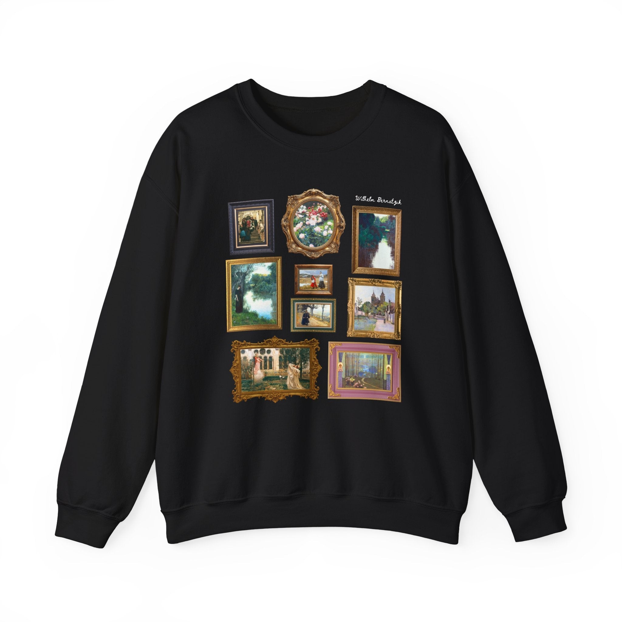 Wilhelm Bernatzik Art History Sweatshirt: Famous Paintings, European Art History, Austria - Hungary 19th Century Artist, Humanities Teacher - Opal and June