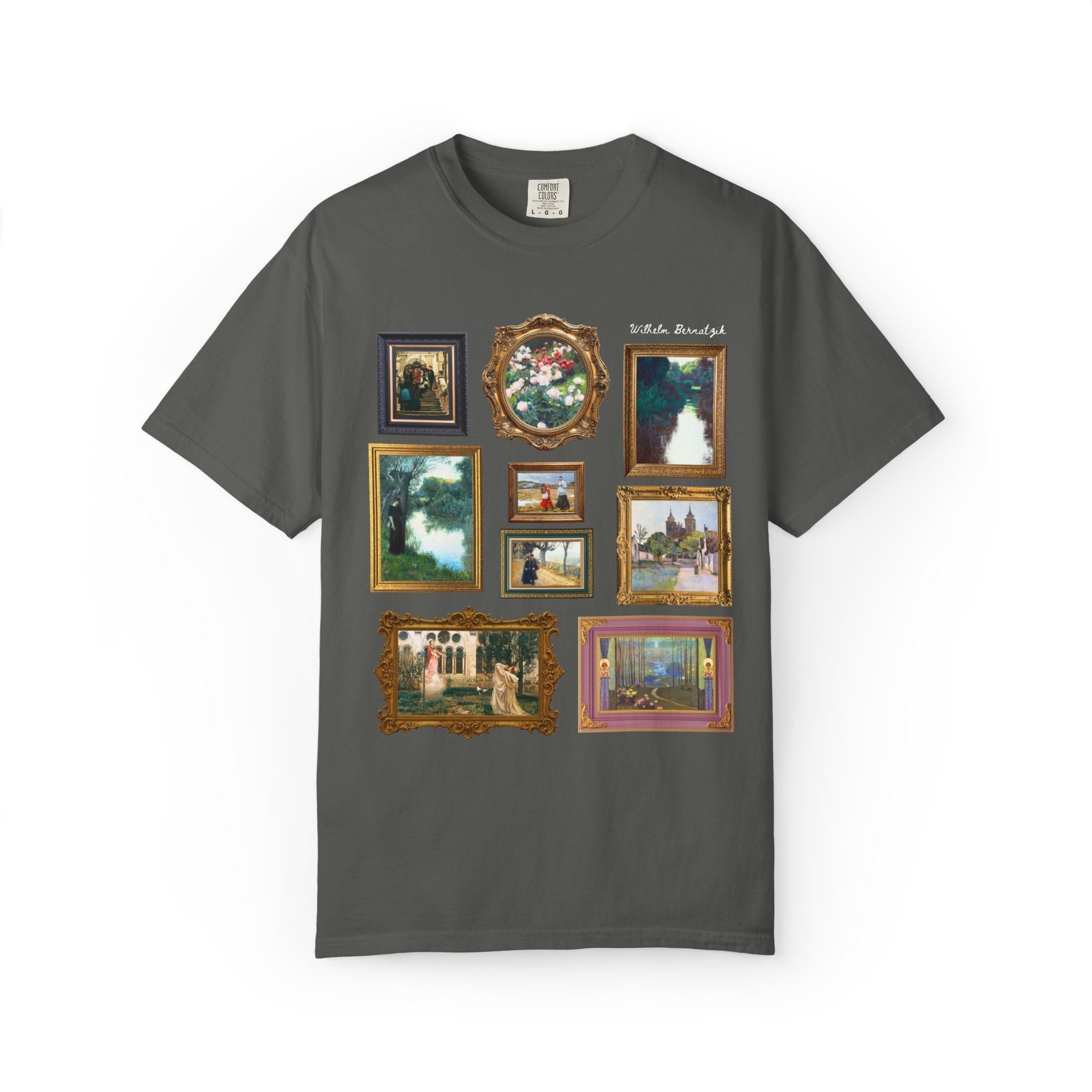 Wilhelm Bernatzik Art History T-Shirt: Famous Paintings, European Art History, Austria - Hungary 19th Century Artist, Humanities Teacher Gift - Opal and June