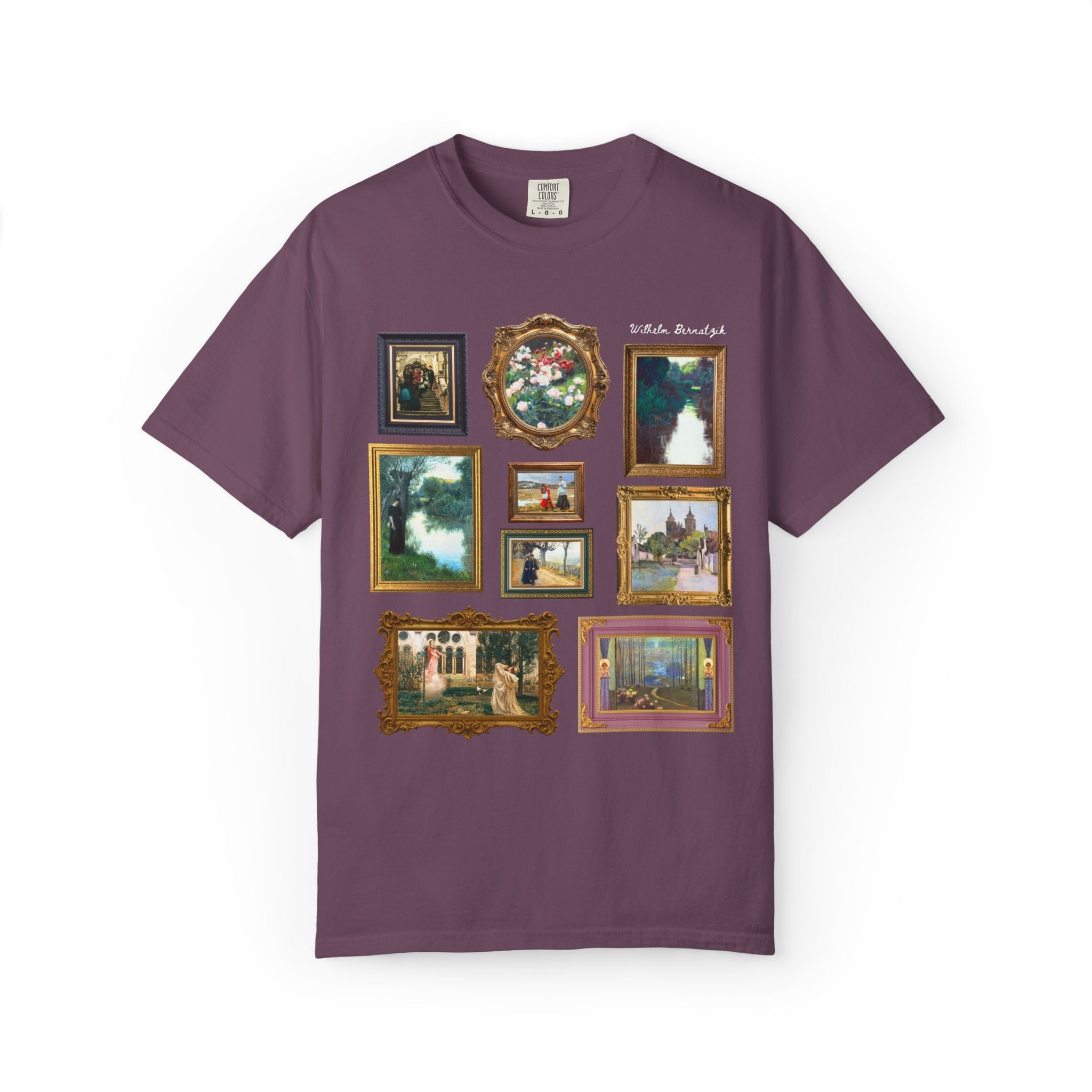 Wilhelm Bernatzik Art History T-Shirt: Famous Paintings, European Art History, Austria - Hungary 19th Century Artist, Humanities Teacher Gift - Opal and June
