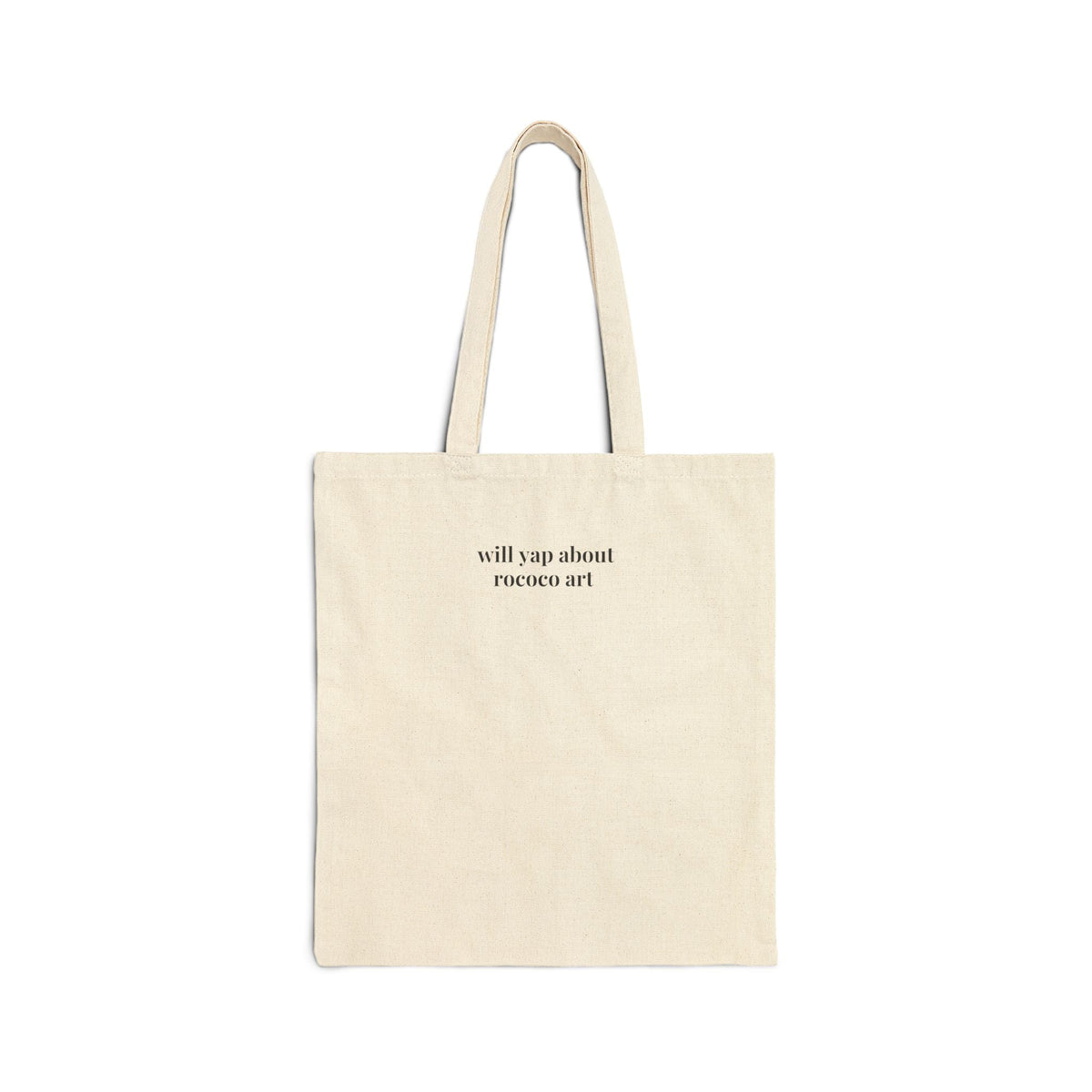 Will Yap About Rococo Art History Buff Tote Bag: French and European Art History Lover Tote Bag, 18th Century 1700s Art Historian Tote - Opal and June