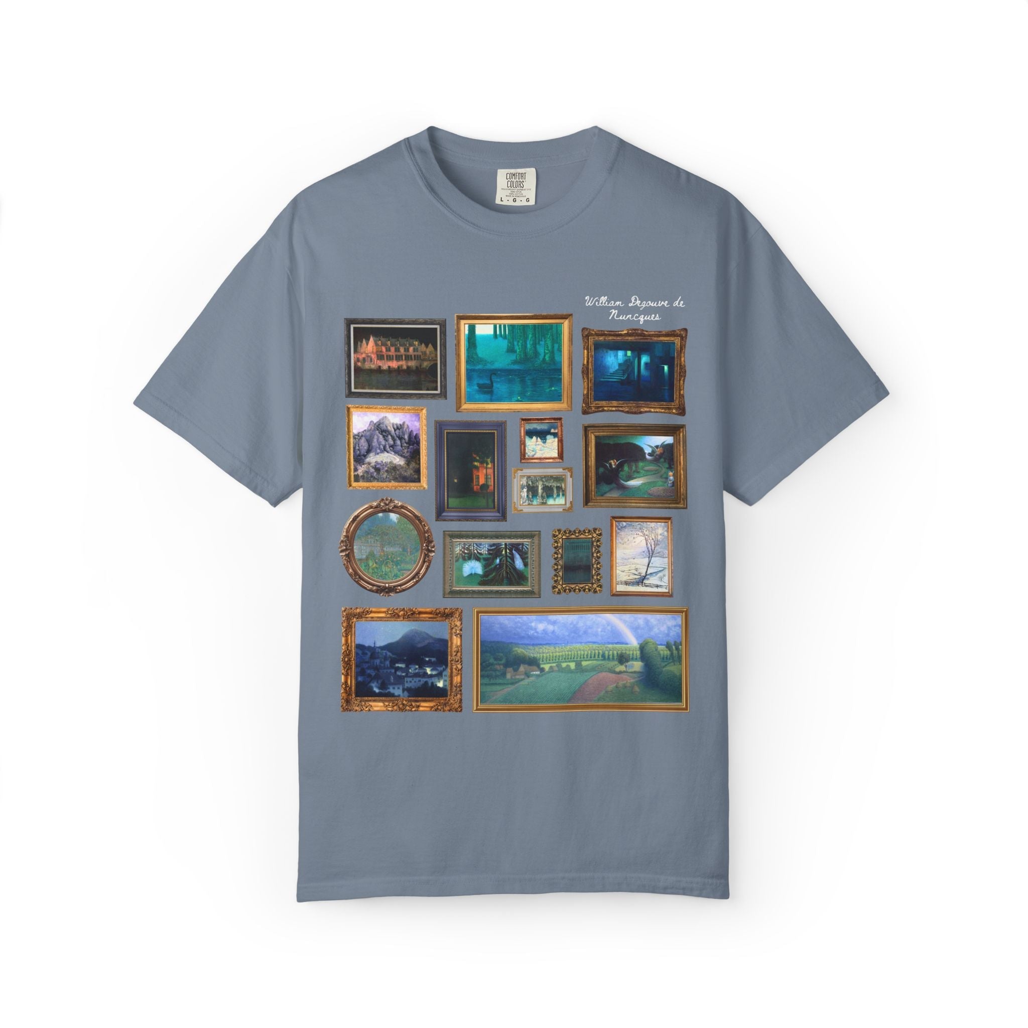 William Degouve de Nuncques Famous Painting Tee Shirt - Opal and June