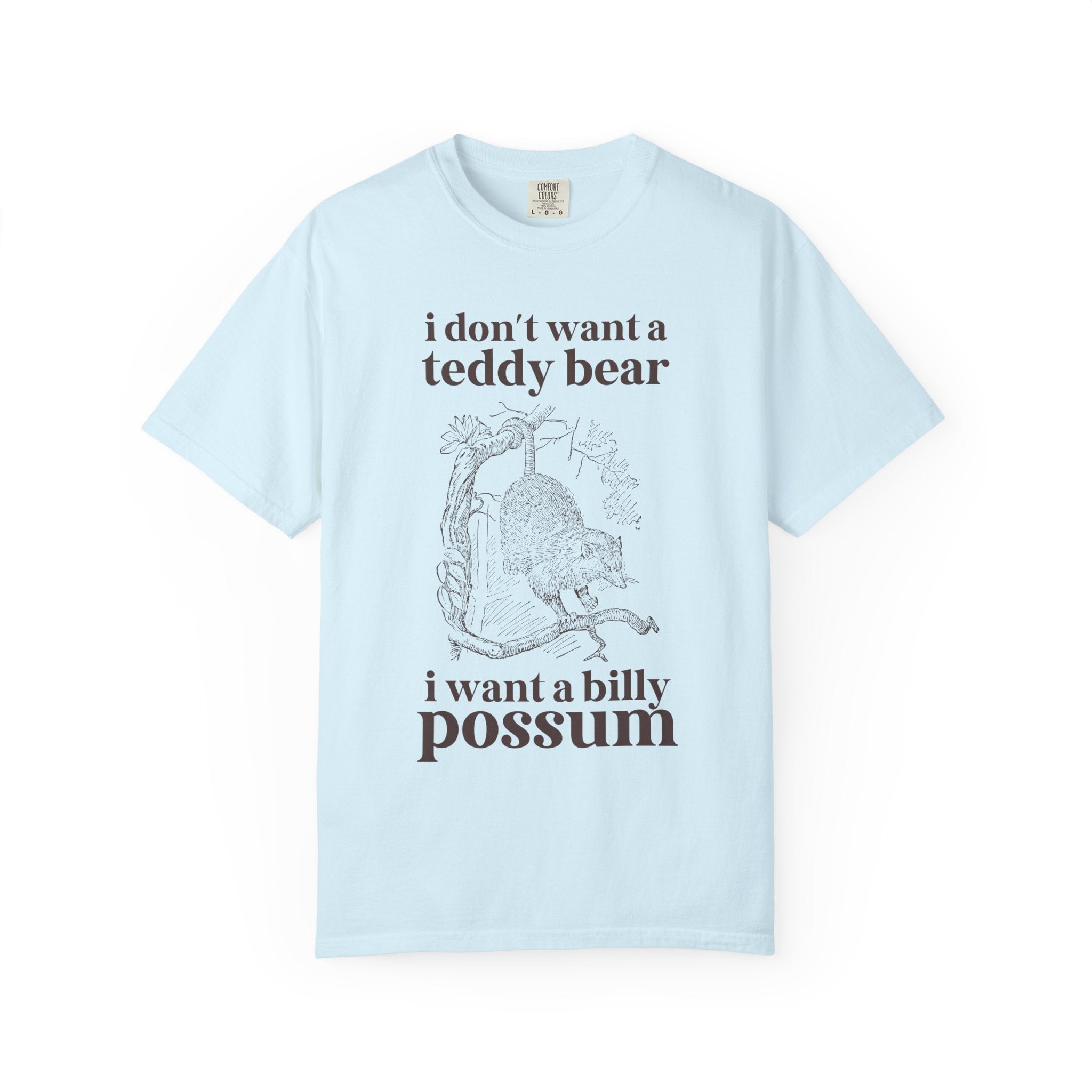 William Howard Taft US President Tee Shirt: I Don't Want a Teddy Bear I Want a Billy Possum, Silly Early 1900s American History Buff Gift - Opal and June