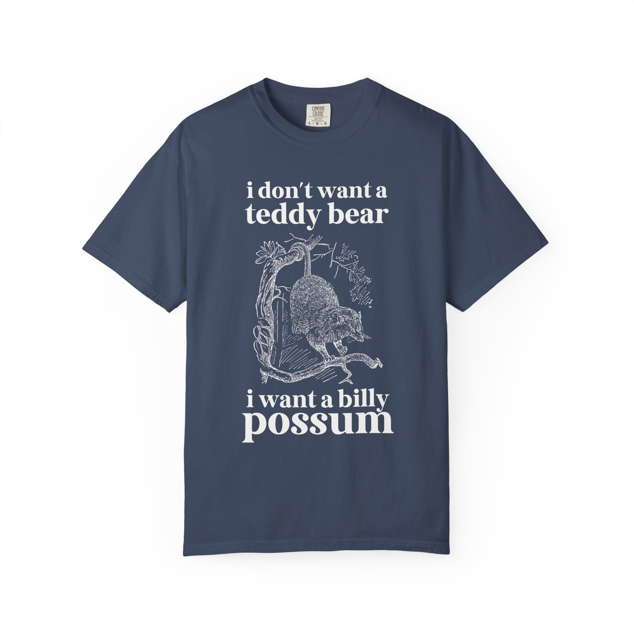 William Howard Taft US President Tee Shirt: I Don't Want a Teddy Bear I Want a Billy Possum, Silly Early 1900s American History Buff Gift - Opal and June