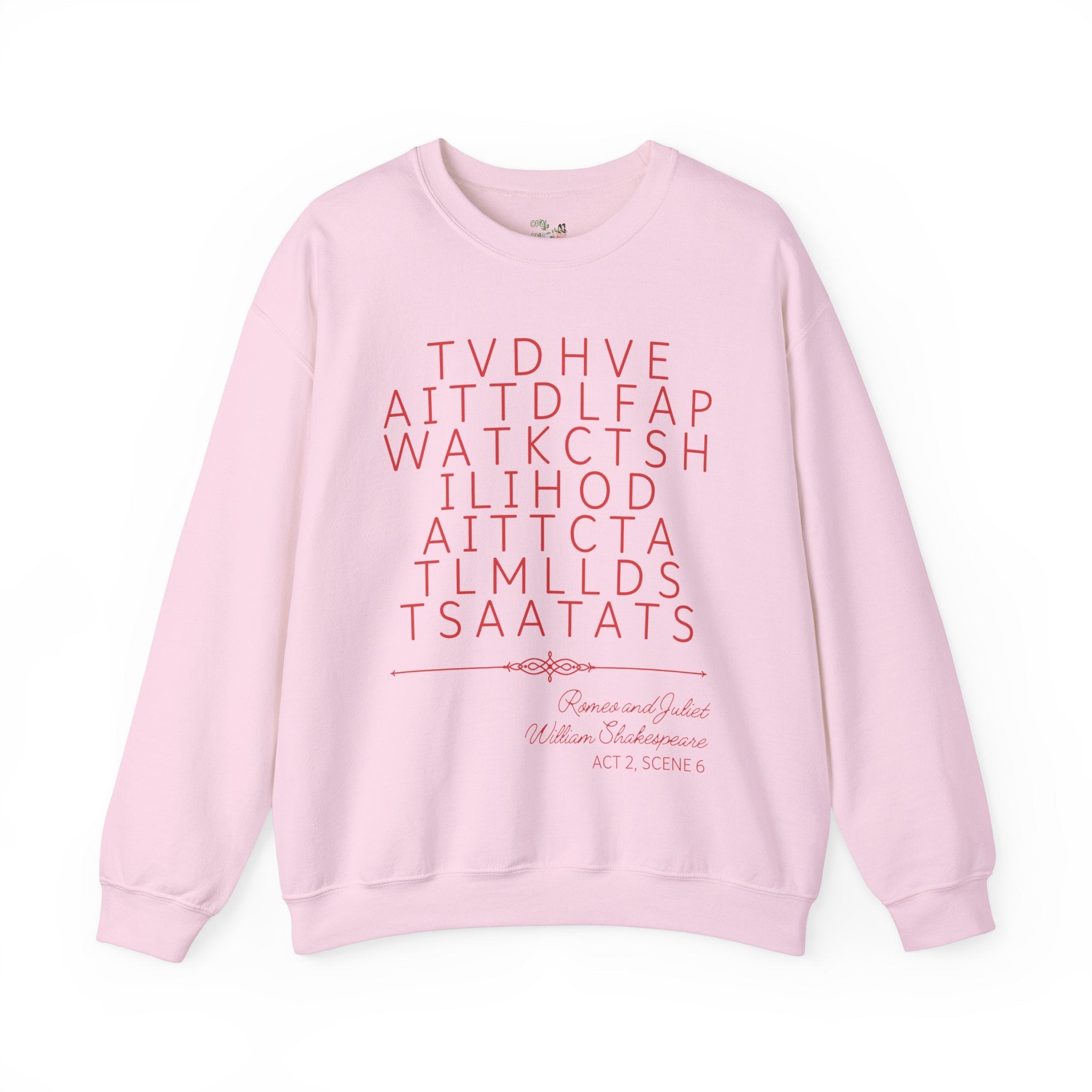 William Shakespeare Romeo and Juliet Sweatshirt - Opal and June