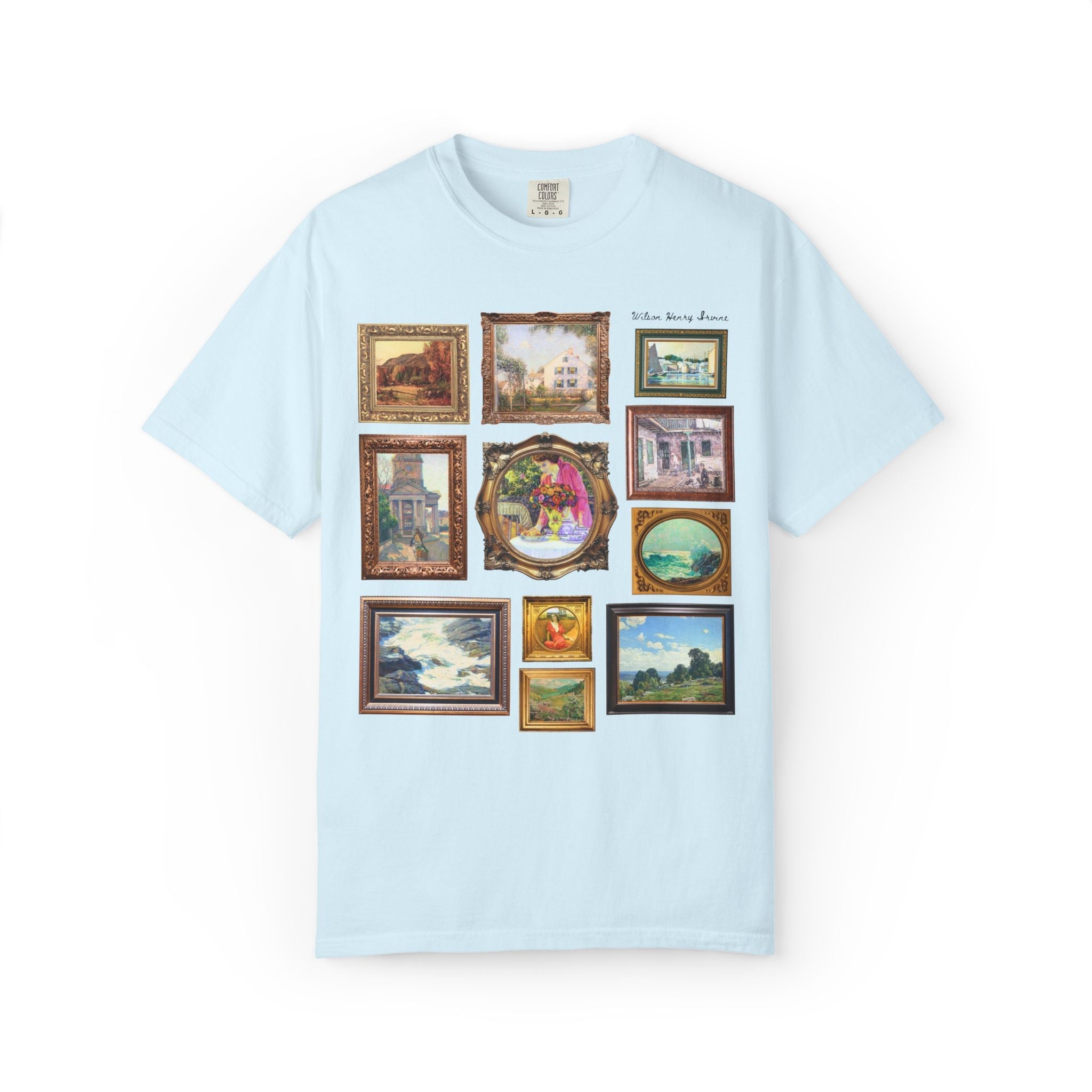 Wilson Henry Irvine Art History Famous Paintings Tee, American Impressionist Landscape Art Movement, Humanities Teacher or Art History Buff - Opal and June
