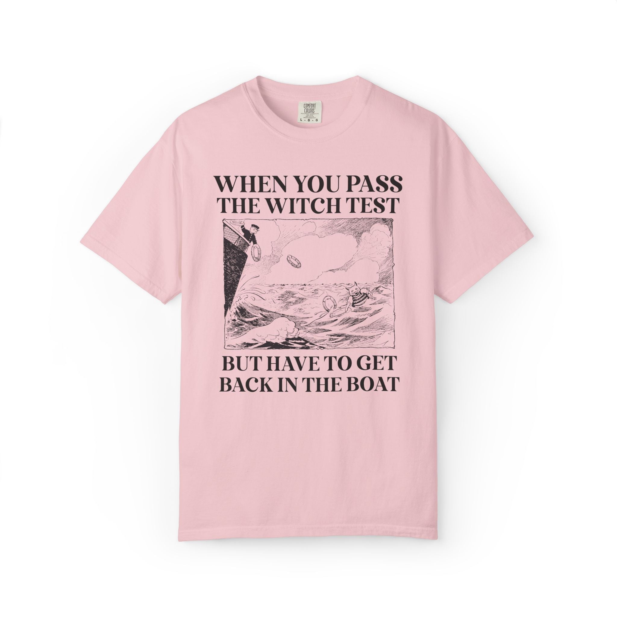 Witch History Tee Shirt for Cat Lover, Funny Dark and Spooky History T-Shirt for Halloween, Women's History Month, Witch Trials History Tee - Opal and June