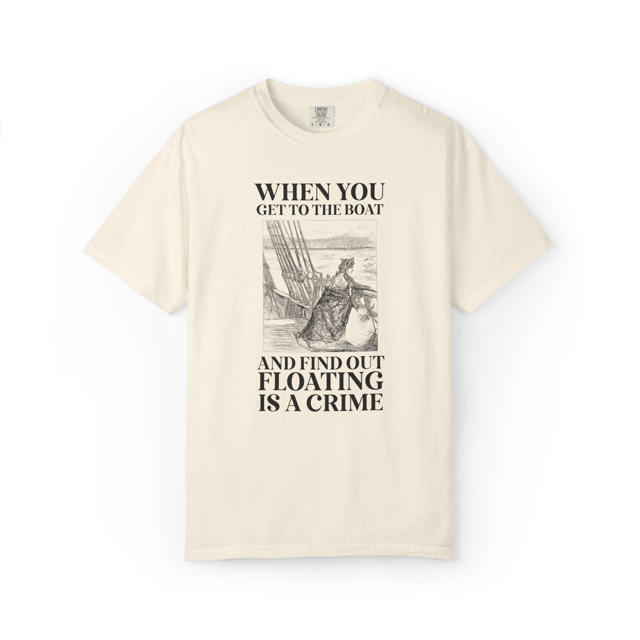 Witch Trial History Tee Shirt, Spooky Season European and American Witchy History T-Shirt, Witch Swimming Test Tee, Women's History Month - Opal and June