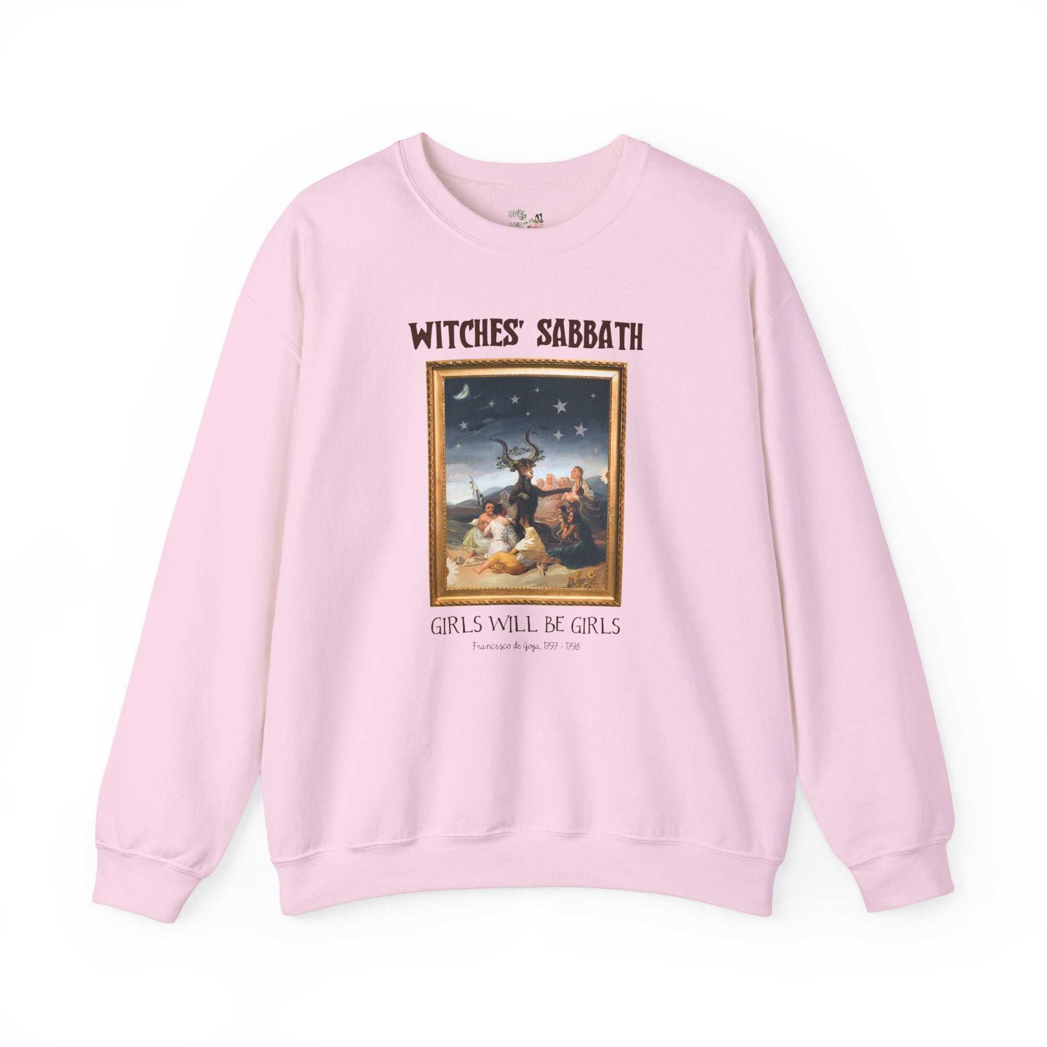 Witches' Sabbath by Francisco de Goya Sweatshirt: Witchy Art History, Romanticism Art Movement, 18th Century Artwork, Humanites Major Gift - Opal and June