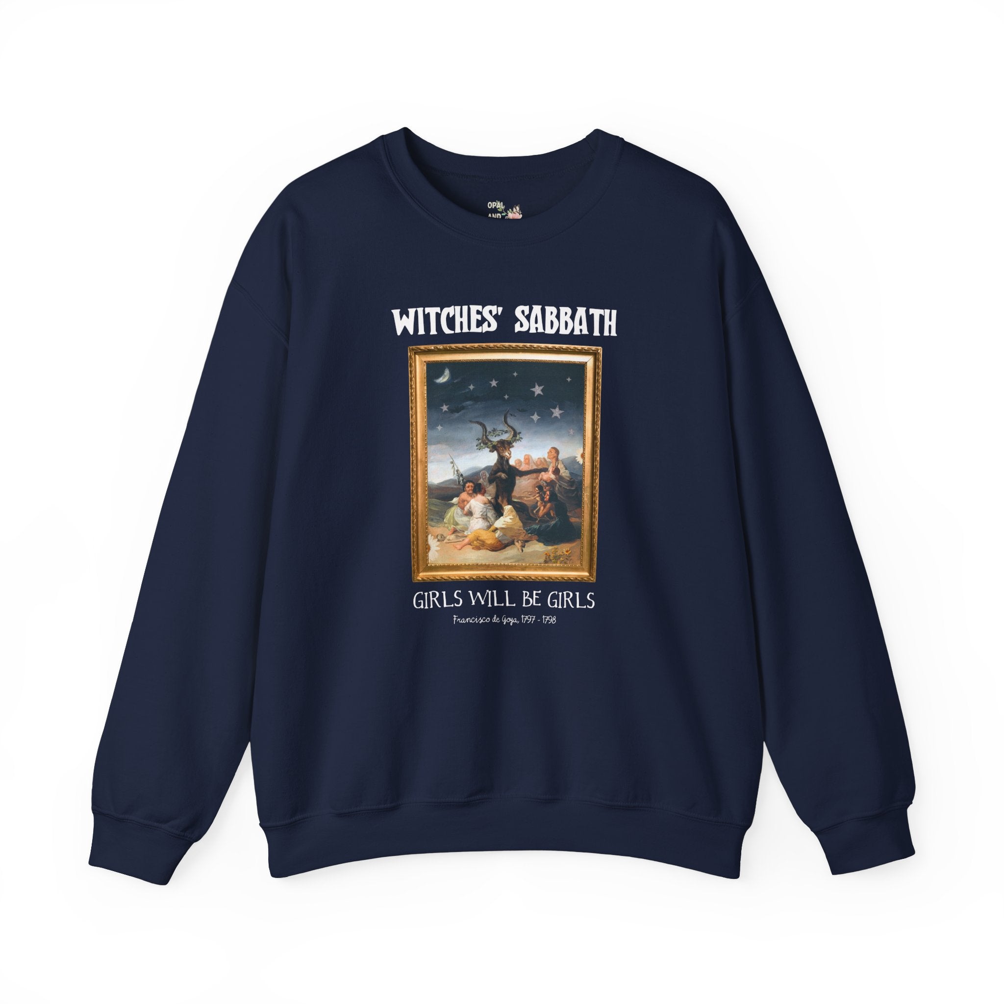 Witches' Sabbath by Francisco de Goya Sweatshirt: Witchy Art History, Romanticism Art Movement, 18th Century Artwork, Humanites Major Gift - Opal and June