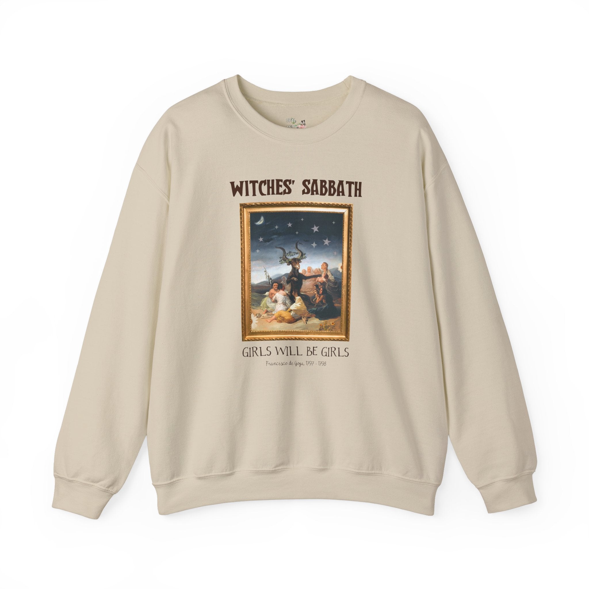Witches' Sabbath by Francisco de Goya Sweatshirt: Witchy Art History, Romanticism Art Movement, 18th Century Artwork, Humanites Major Gift - Opal and June