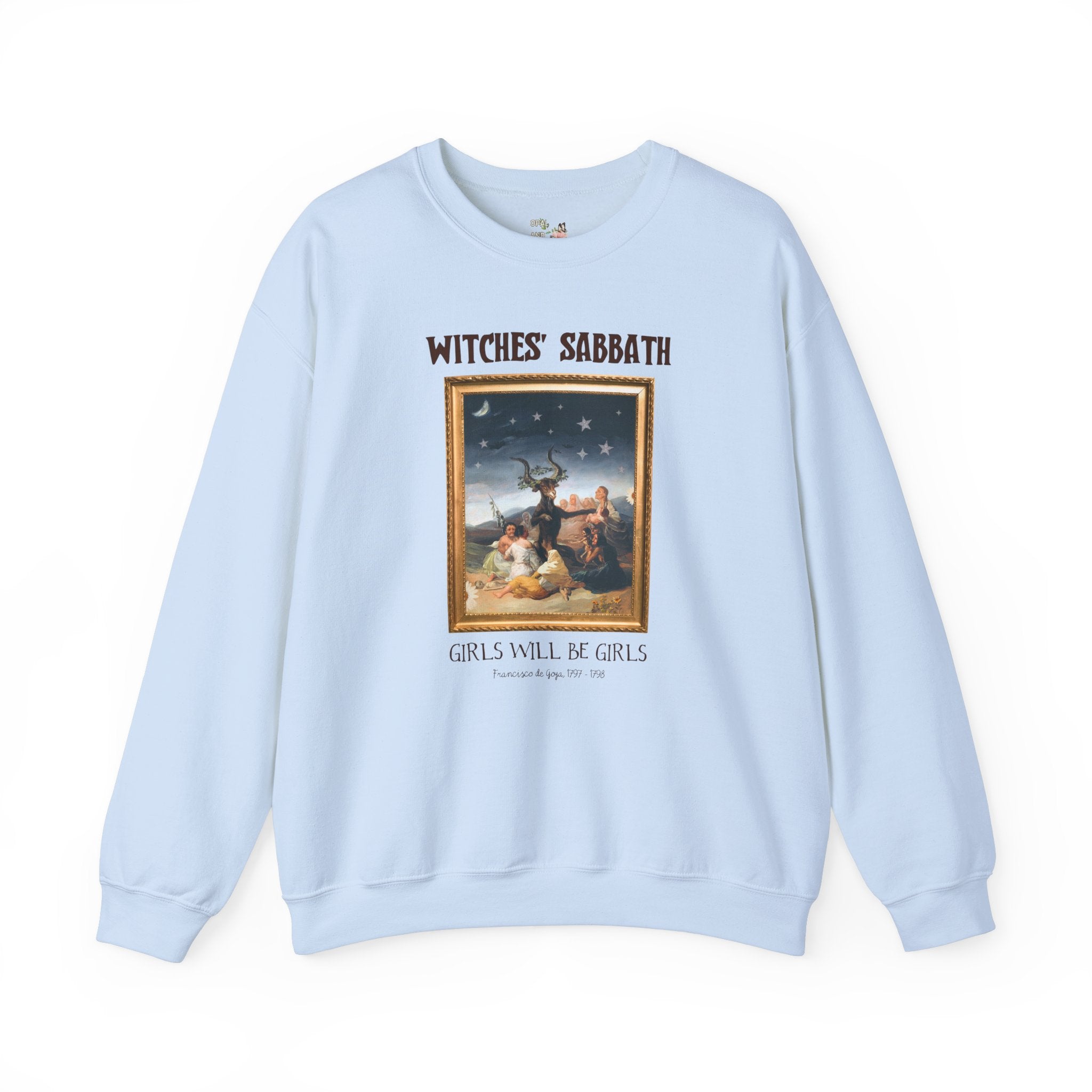 Witches' Sabbath by Francisco de Goya Sweatshirt: Witchy Art History, Romanticism Art Movement, 18th Century Artwork, Humanites Major Gift - Opal and June