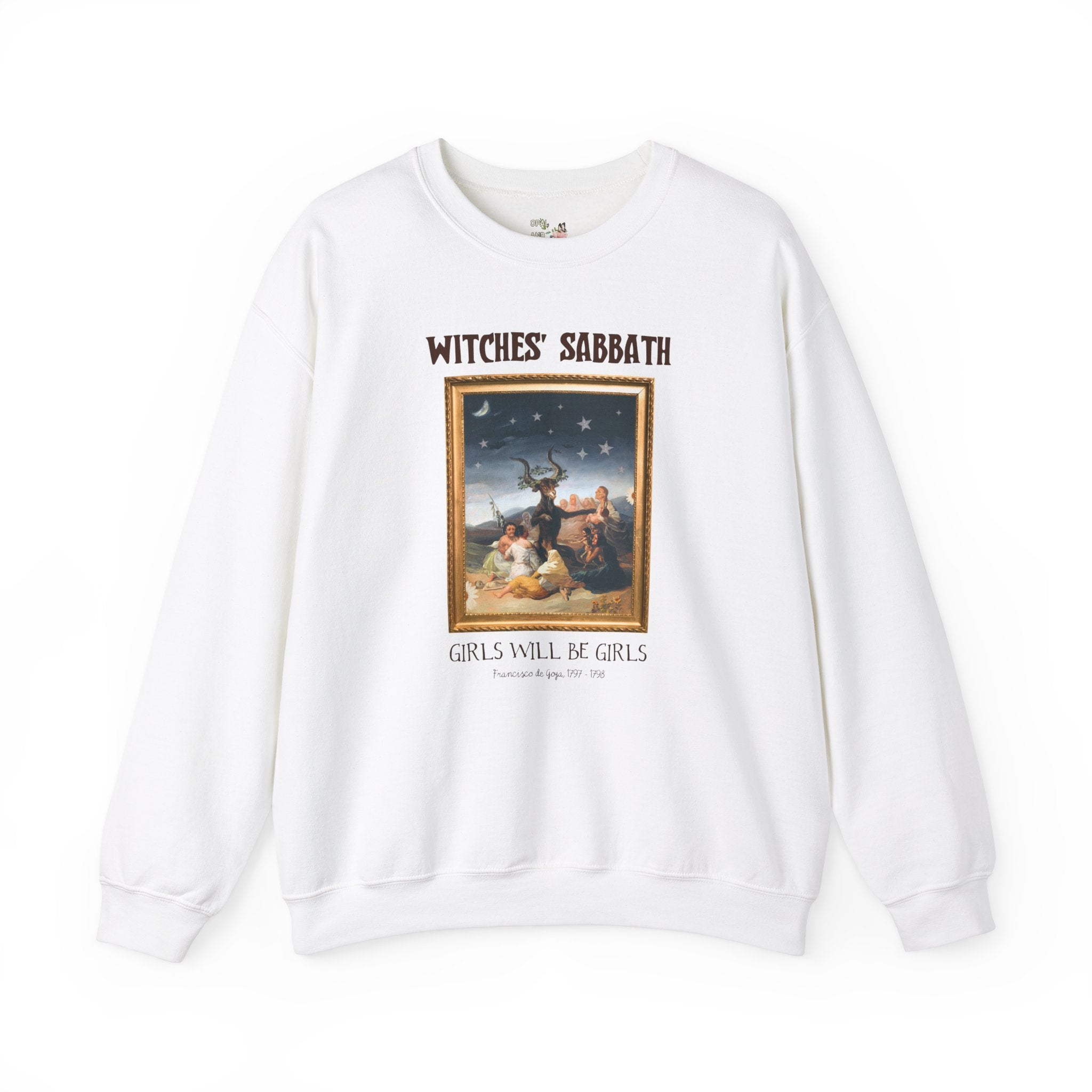 Witches' Sabbath by Francisco de Goya Sweatshirt: Witchy Art History, Romanticism Art Movement, 18th Century Artwork, Humanites Major Gift - Opal and June